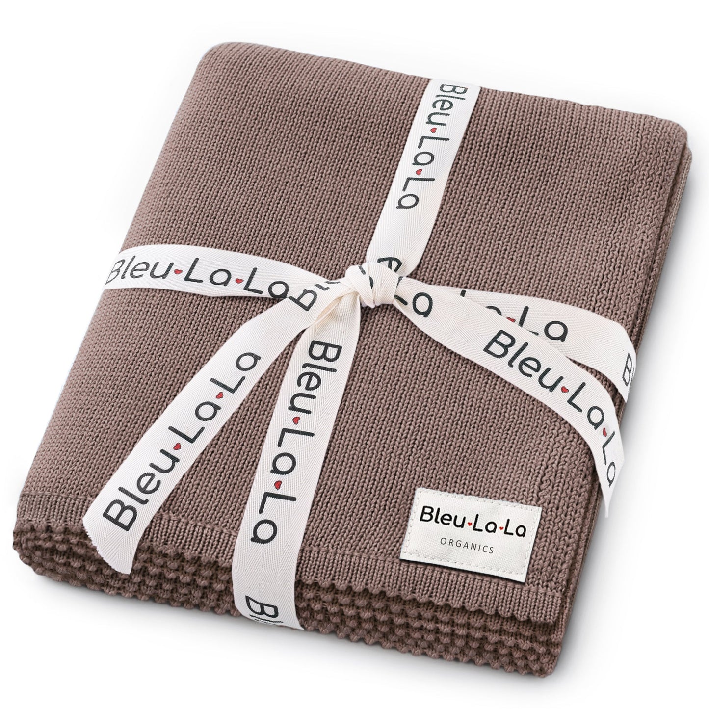 100 Percent Cotton Organic Luxe Baby Blanket Bleu La La