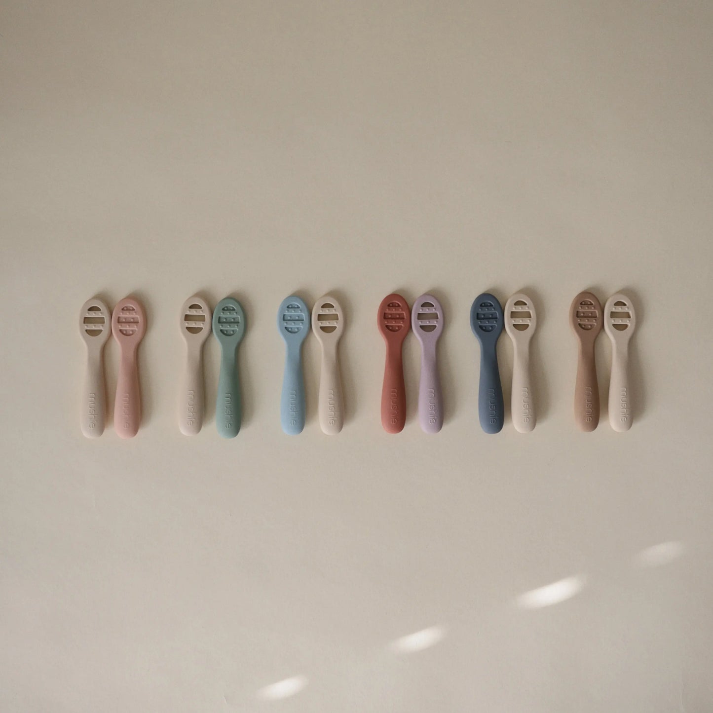 First Feeding Baby Spoons for Smooth Transition to Self Feeding Mushie