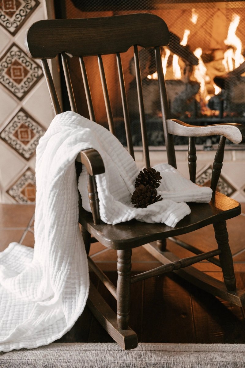 Charlie Lou Baby 100 Percent Cotton Muslin Blanket For Newborns Baby Safe - Everetts Place Boutique -