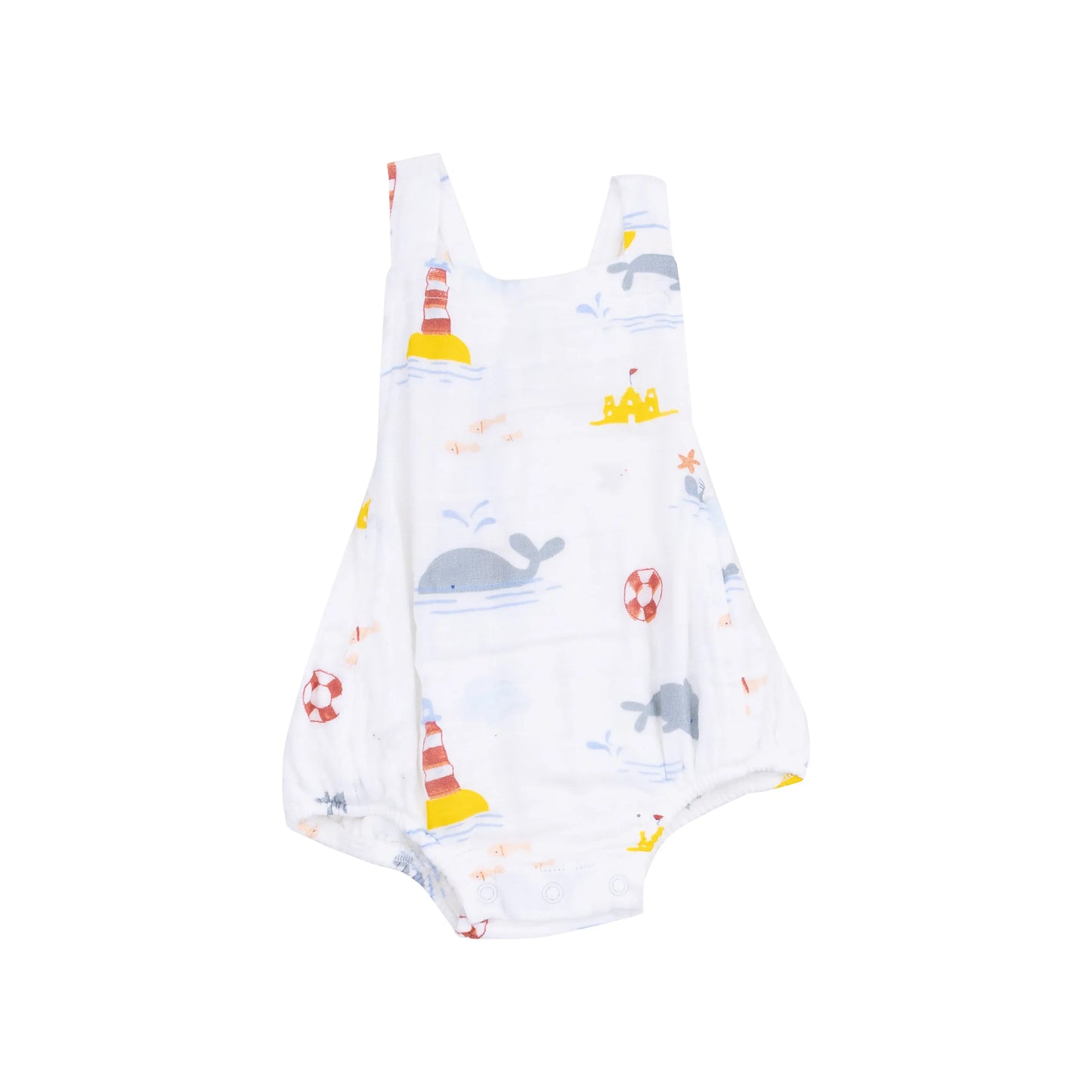 Retro Sunsuit Take Me To The Sea Vintage Vibes for Tiny Trendsetters.