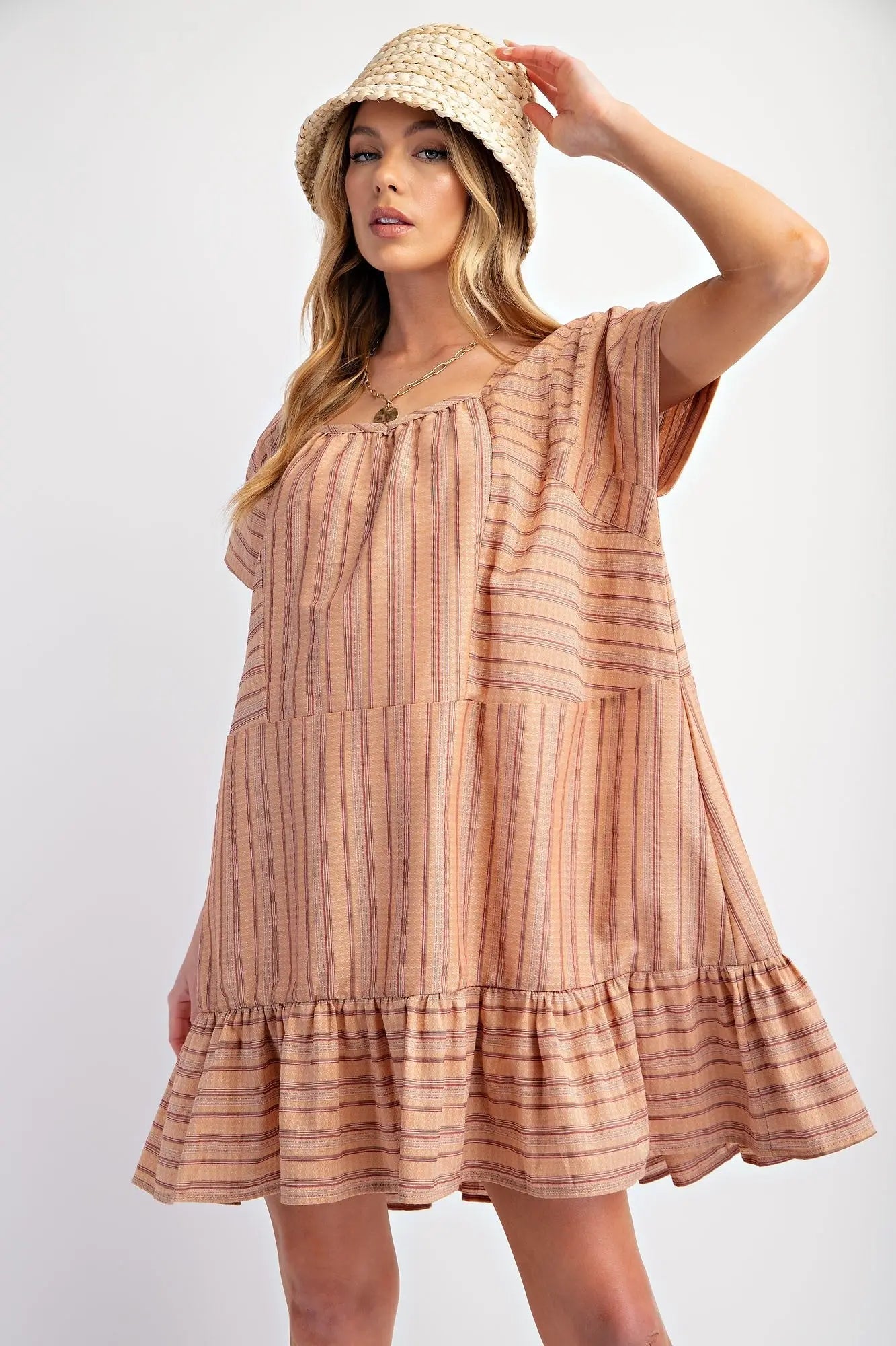 PinkBlush PinkBlush Oversized Dress with Relaxed Fit for Effortless Style - Apparel & Accessories > Clothing > Dresses