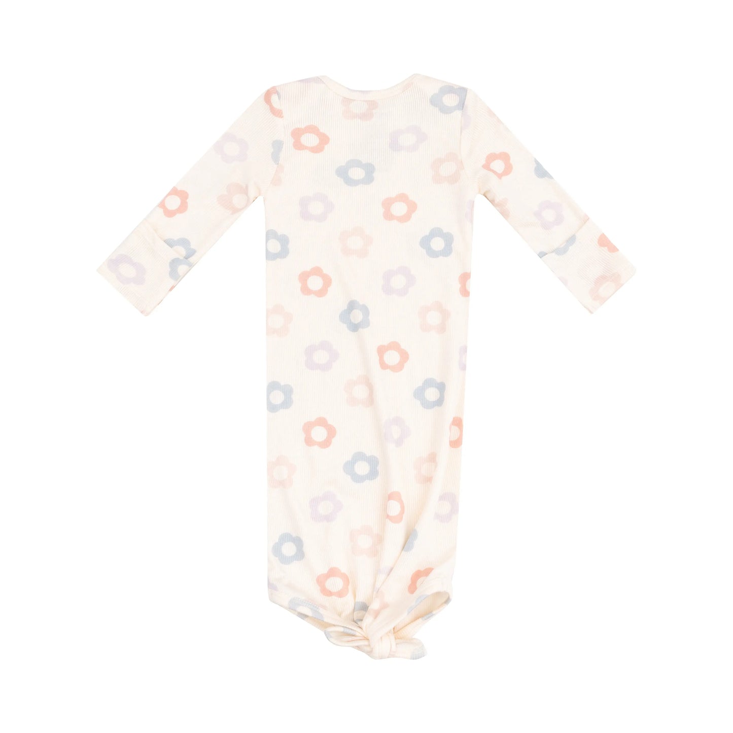 Knotted Baby Gown Daisy Pop for Infants and Newborns.