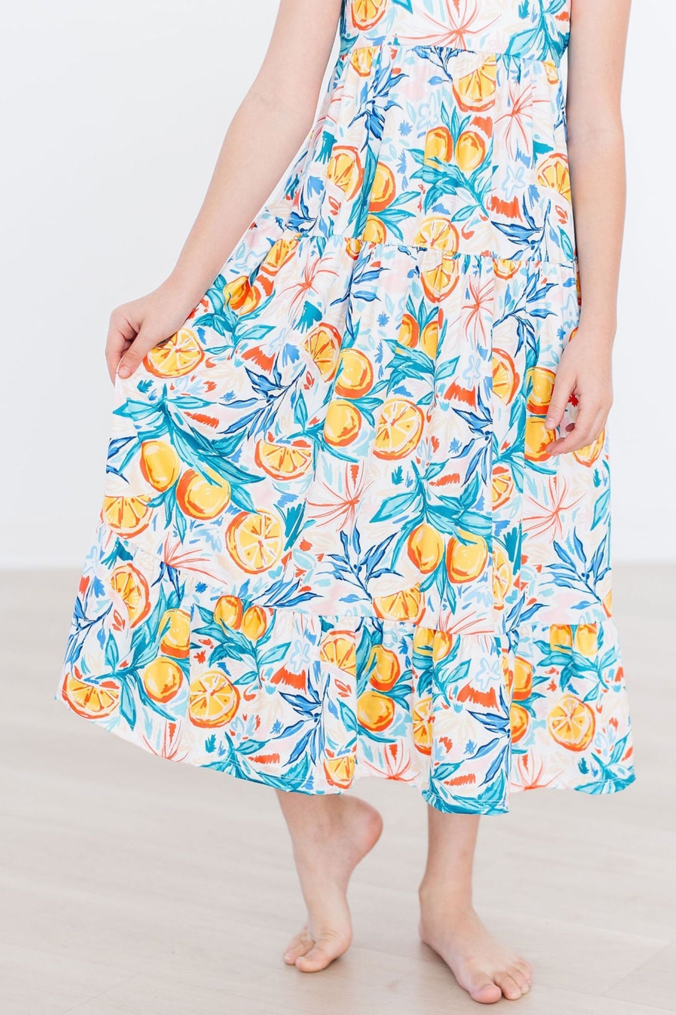 Mila & Rose ® Sale Tropical Summer Ruffle Maxi Dress For Women Online - Apparel & Accessories > Clothing > Dresses Maxi Dress
