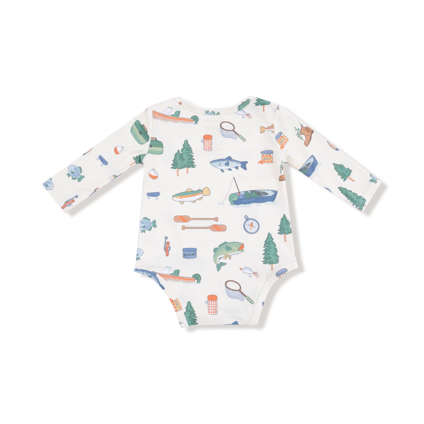 Angel Dear Baby Lap Shoulder Bodysuit Long Sleeve Bamboo