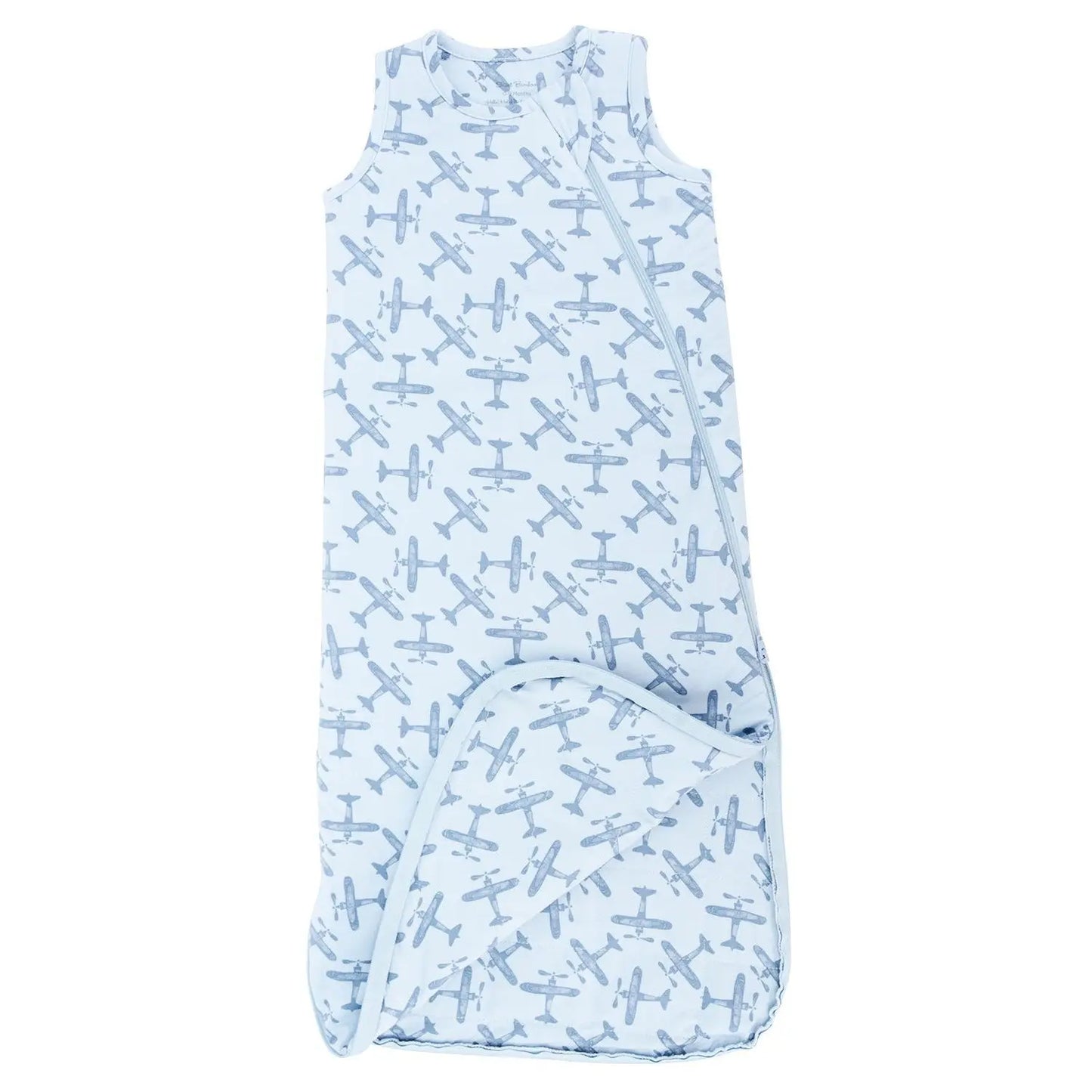 1.5 Tog Sleep Sack for Infants with 2 Way J Zipper and Quilted Lining Size 0 to 9 Months Sweet Bamboo