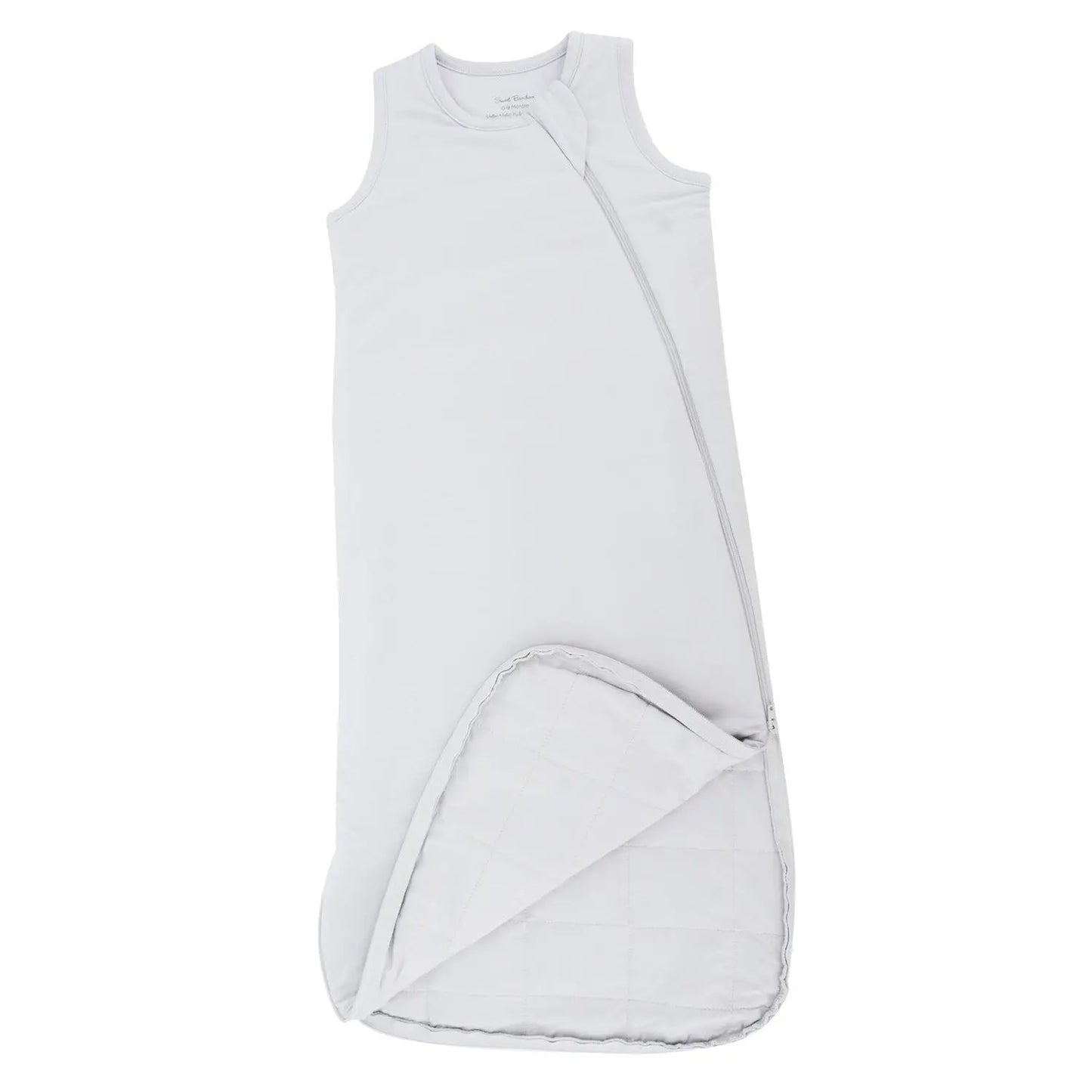 1.5 Tog Sleep Sack for Infants with 2 Way J Zipper and Quilted Lining Size 0 to 9 Months Sweet Bamboo
