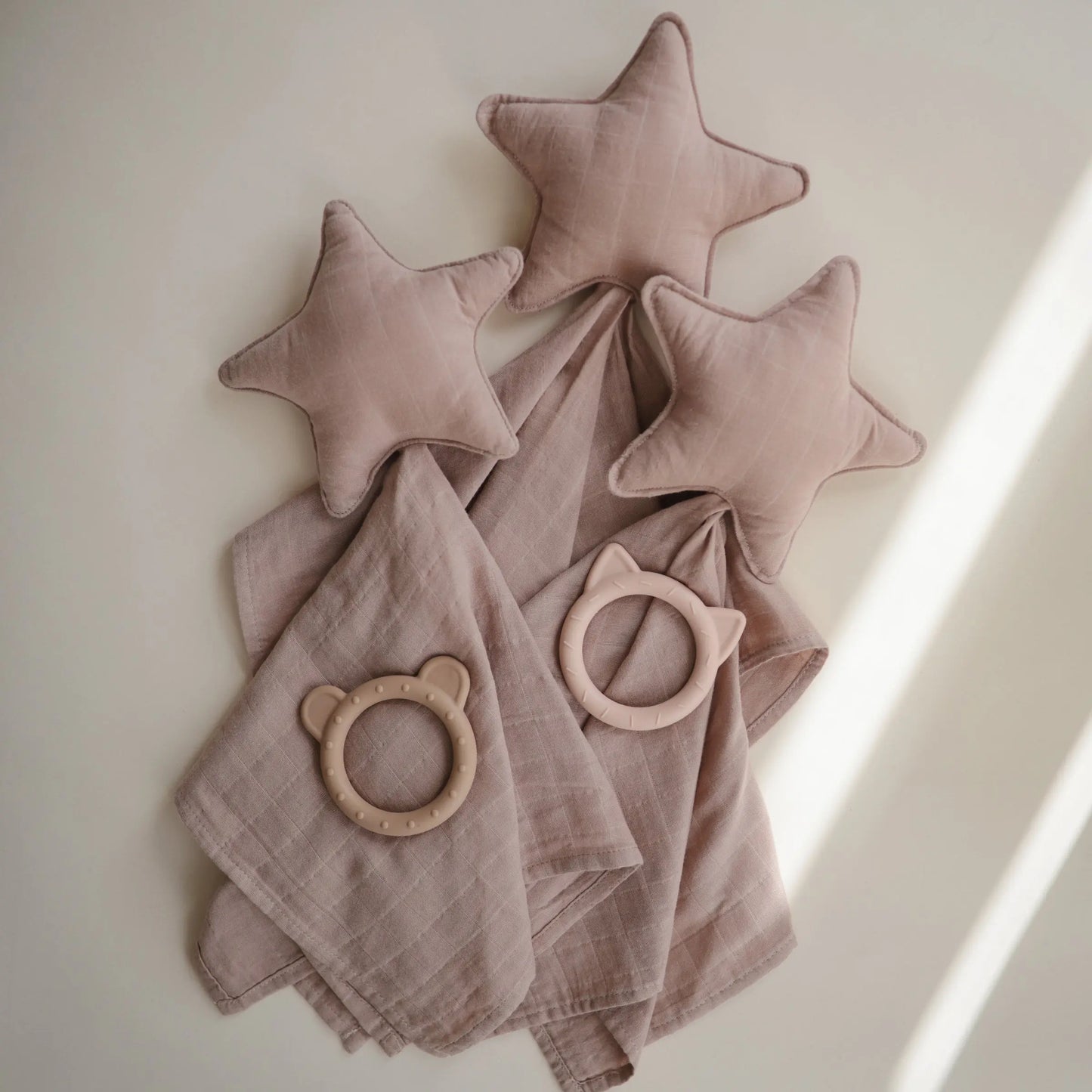 Star Lovey Blanket Made From 100 Percent Organic Cotton Soft Colors Playful Designs For Babies And Toddlers Mushie