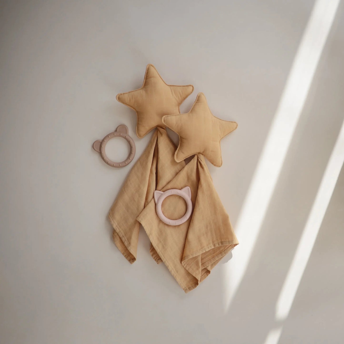 Star Lovey Blanket Made From 100 Percent Organic Cotton Soft Colors Playful Designs For Babies And Toddlers Mushie