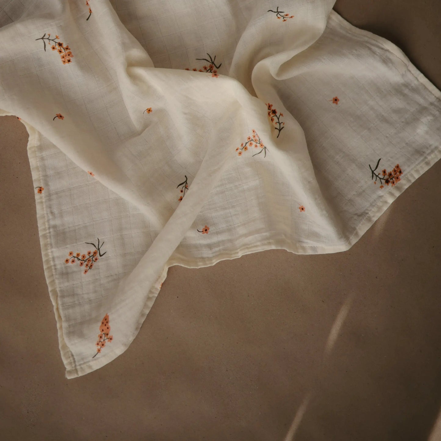 Organic Cotton Muslin Cloths 3 Pack Extra Soft Versatile Nursery Essentials Mushie