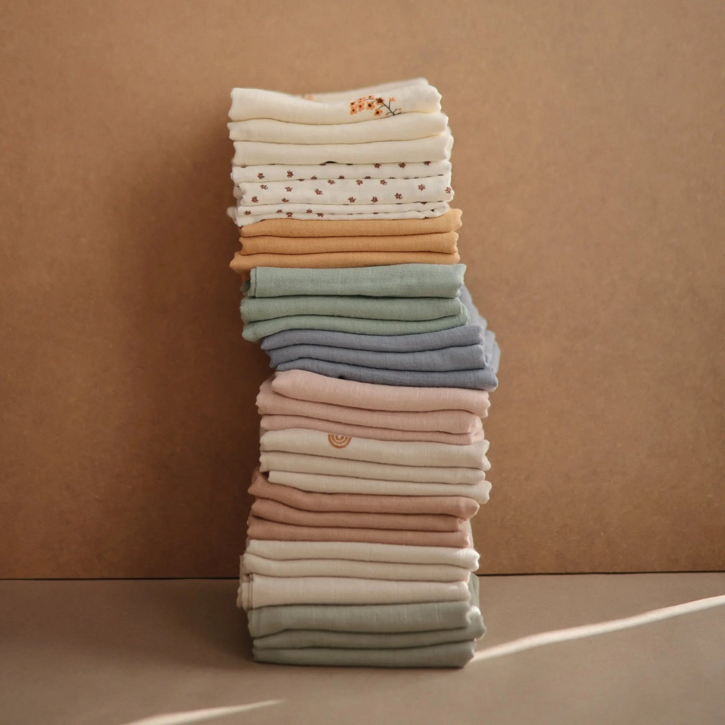 Organic Cotton Muslin Cloths 3 Pack Extra Soft Versatile Nursery Essentials Mushie