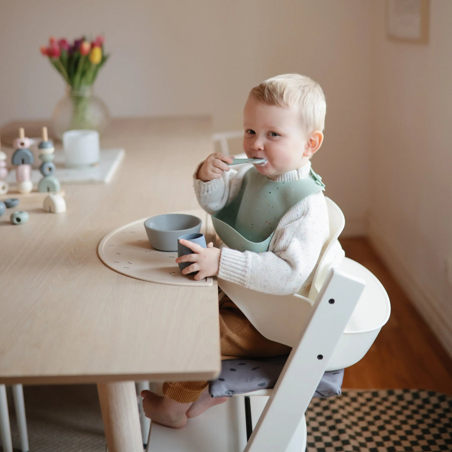 Silicone Placemat for Kids Durable and Easy to Clean Food Grade Silicone Stylish Design Mushie