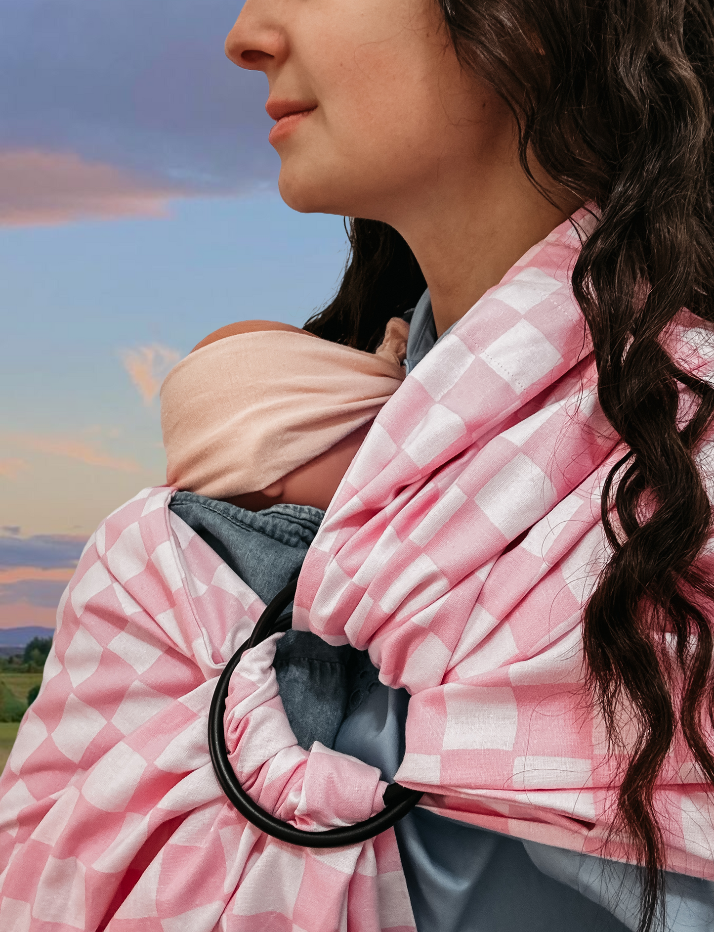 Sunkist Ring Sling Carrier for Baby by Little Mae and Co Little Mae & Co Everetts Place: Online Boutique