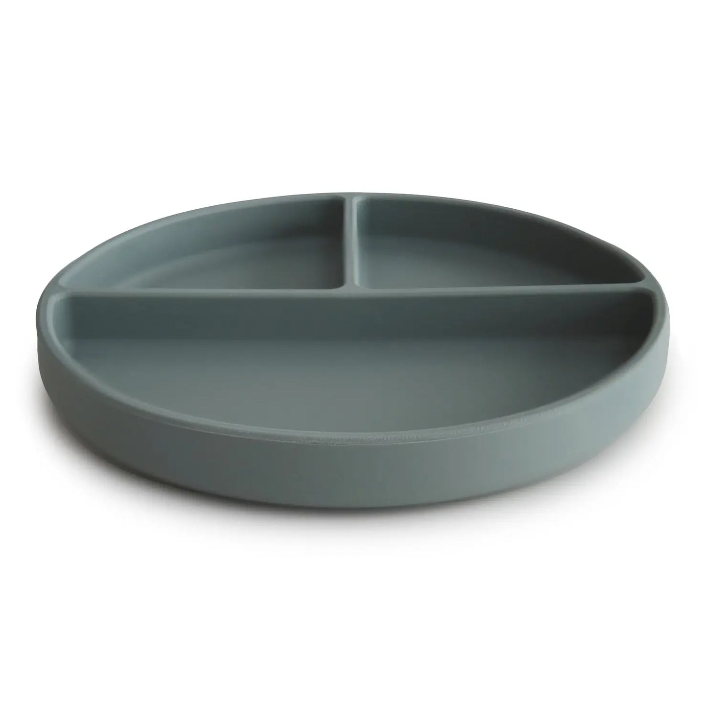 Silicone Suction Plate for Babies Food Grade Safe Design Minimizes Spills Mushie
