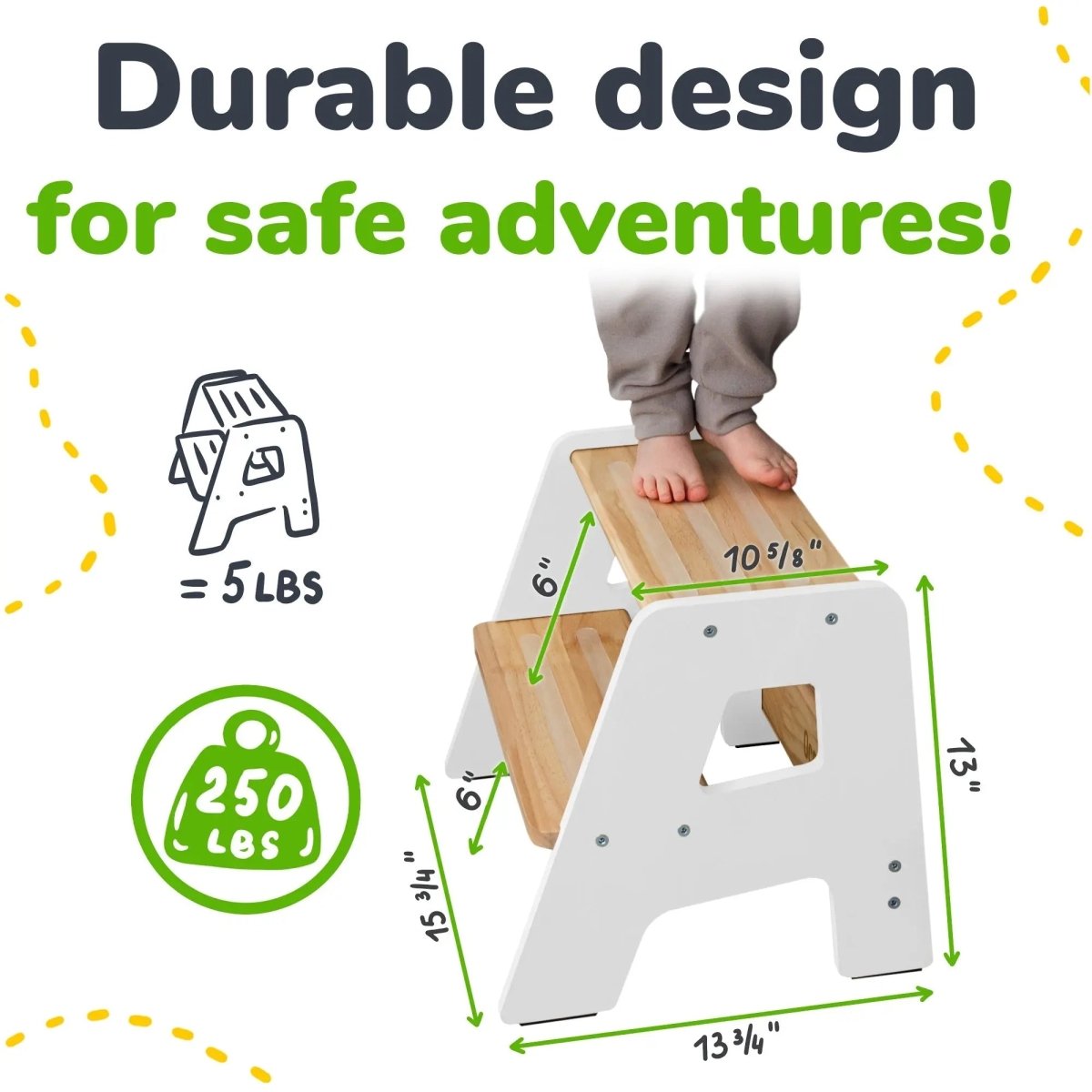 2-Step Stool for Kids Ocodile.com