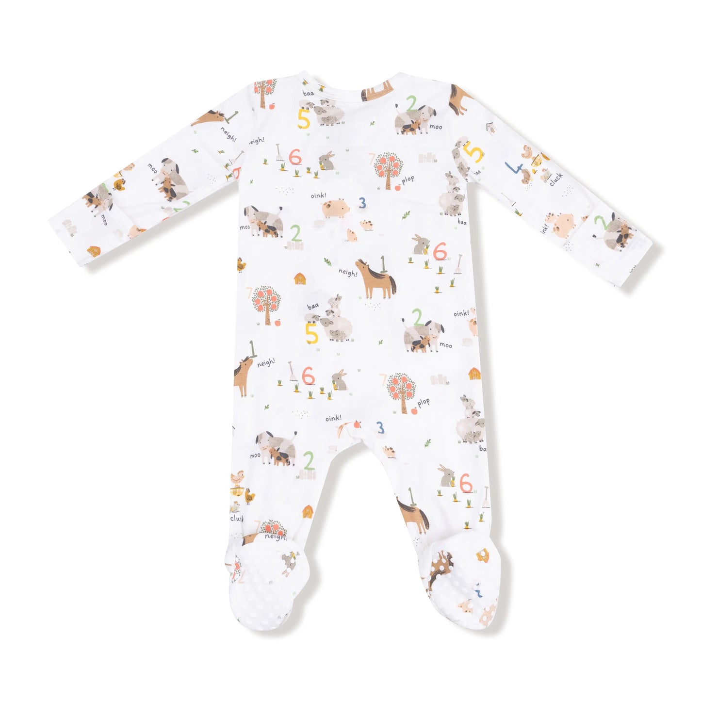 2 Way Zipper Footie Baby Sleepwear Angel Dear Signature Angel Dear Everetts Place: Online Boutique