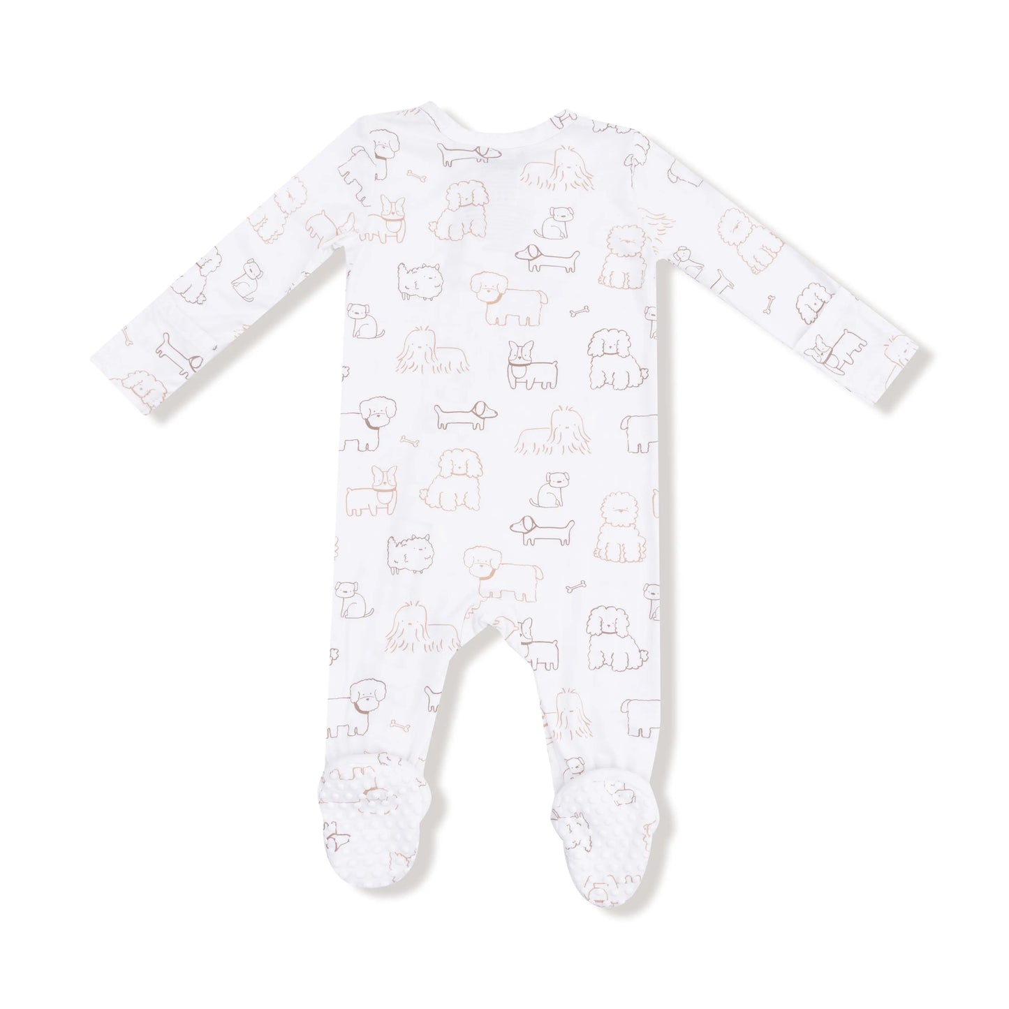 2 Way Zipper Footie For Babies Soft Bamboo Fabric Cozy Angel Dear Everetts Place: Online Boutique
