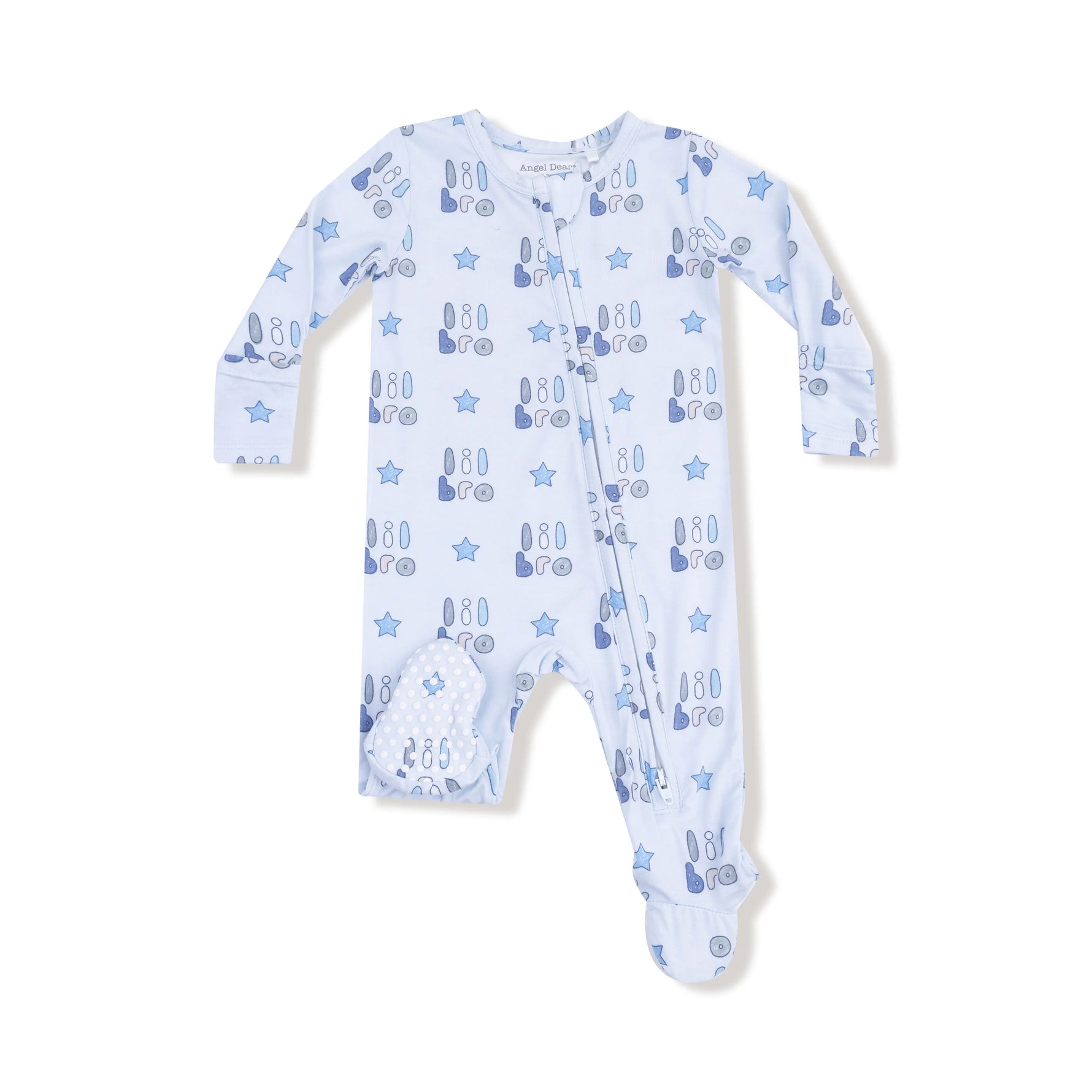 Angel Dear 2 Way Zipper Footie for Babies Soft Viscose from Bamboo Fabric Signature Prints - Apparel & Accessories > Clothing > Baby & Toddler Clothing > Baby & Toddler Sleepwear 651