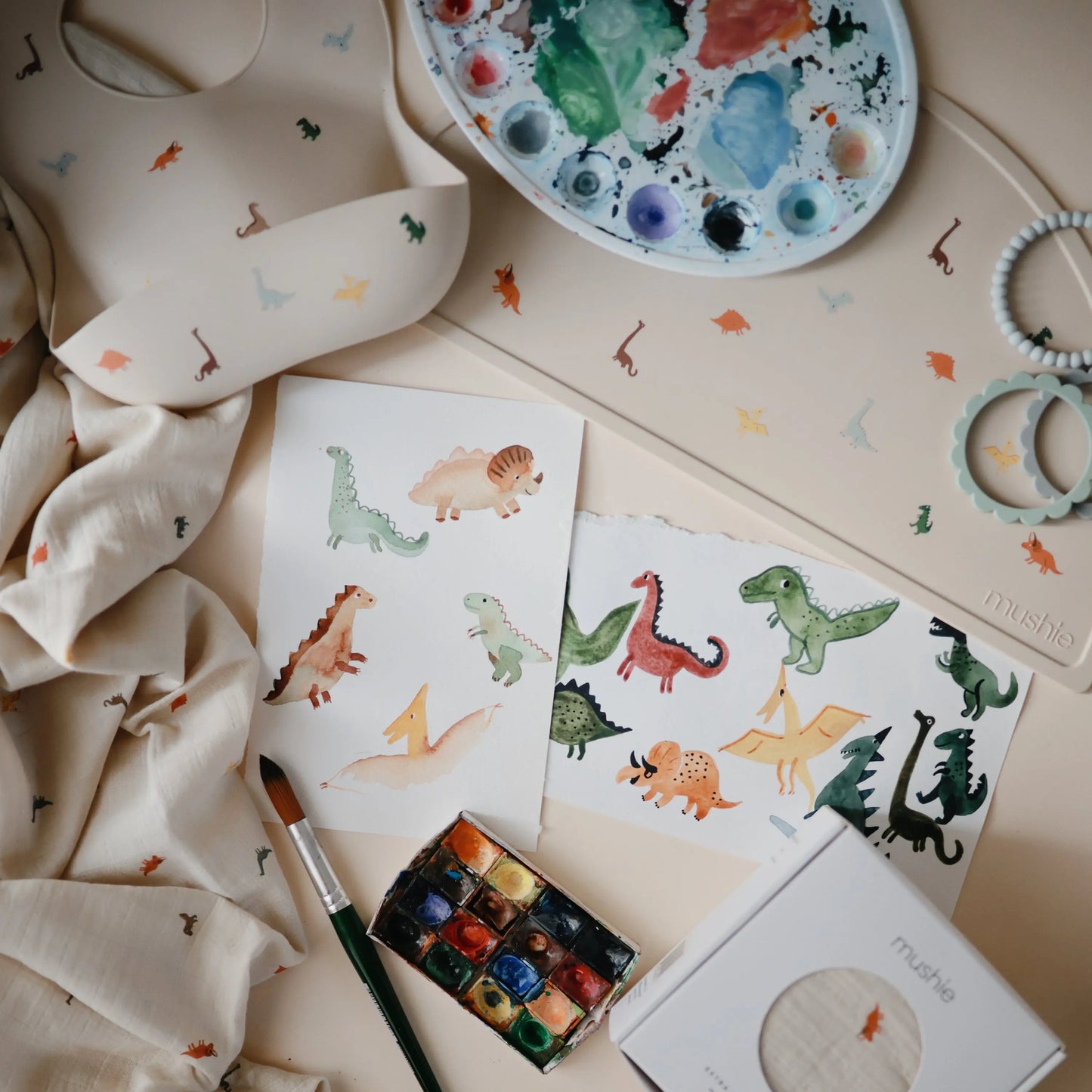 Silicone Placemat for Kids Durable and Easy to Clean Food Grade Silicone Stylish Design Mushie