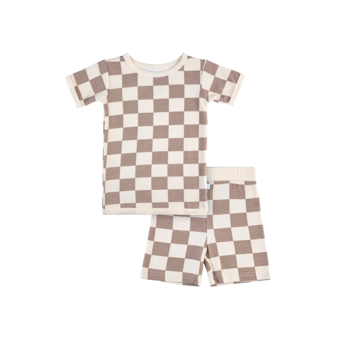 Toddler Short Sleeve Bamboo Pajamas Ultra Soft Viscose LuxeWeave Fabric.