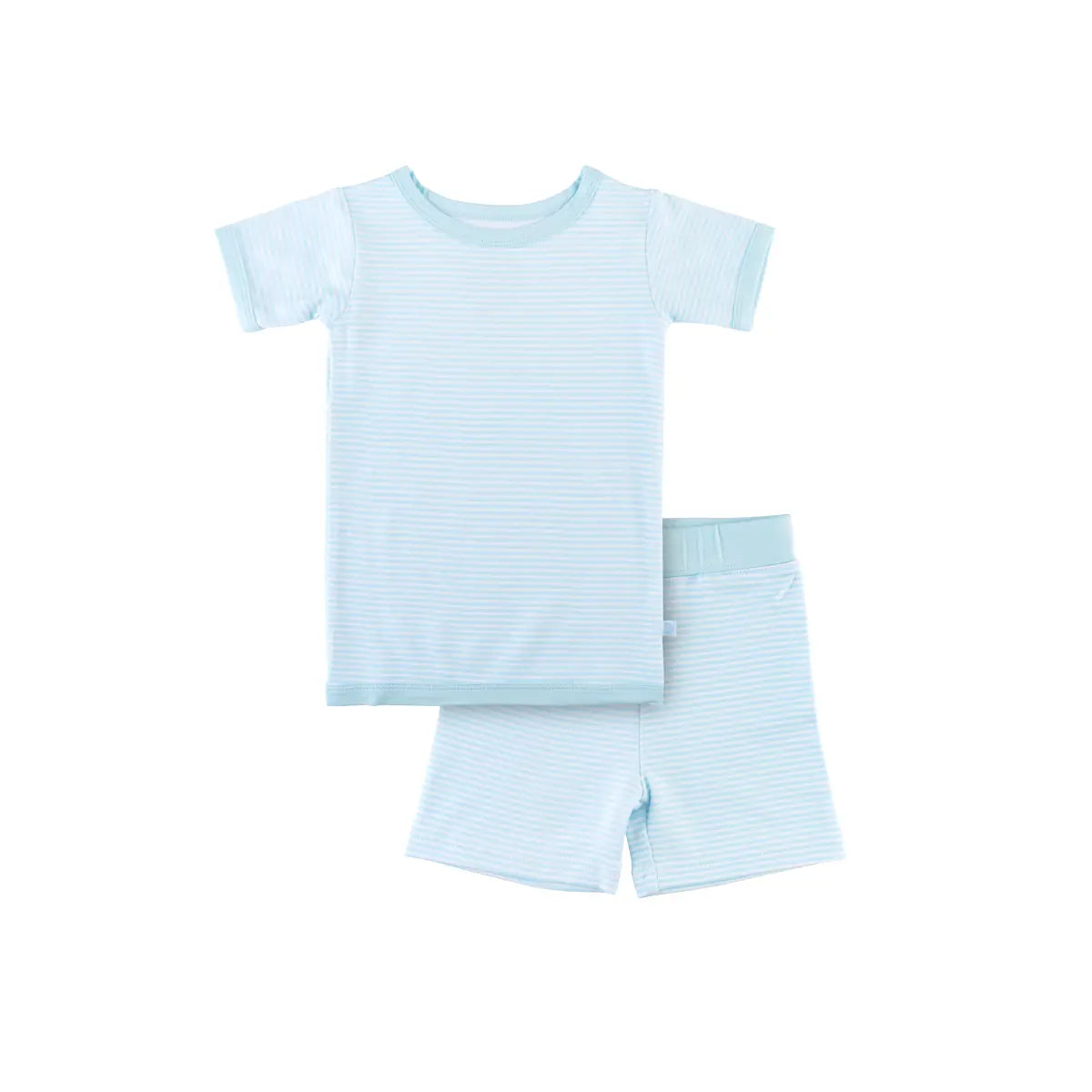 Toddler Short Sleeve Bamboo Pajamas Ultra Soft Viscose LuxeWeave Fabric.