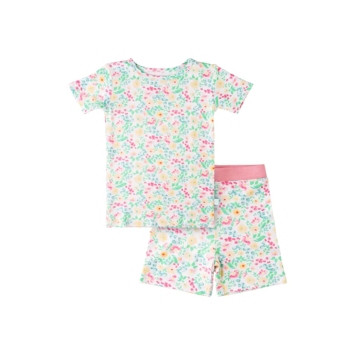 Toddler Short Sleeve Bamboo Pajamas Ultra Soft Viscose LuxeWeave Fabric.