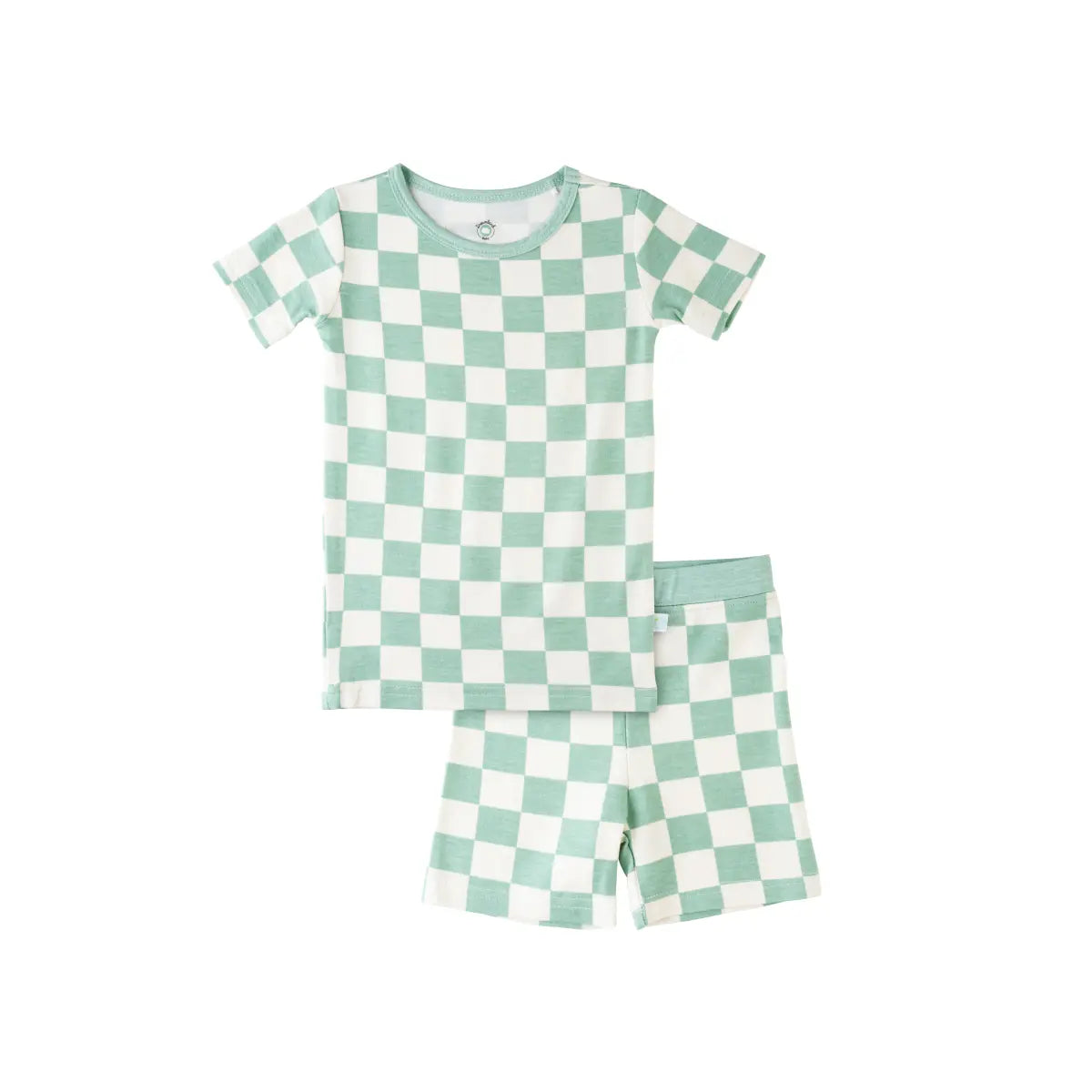 Toddler Short Sleeve Bamboo Pajamas Ultra Soft Viscose LuxeWeave Fabric.