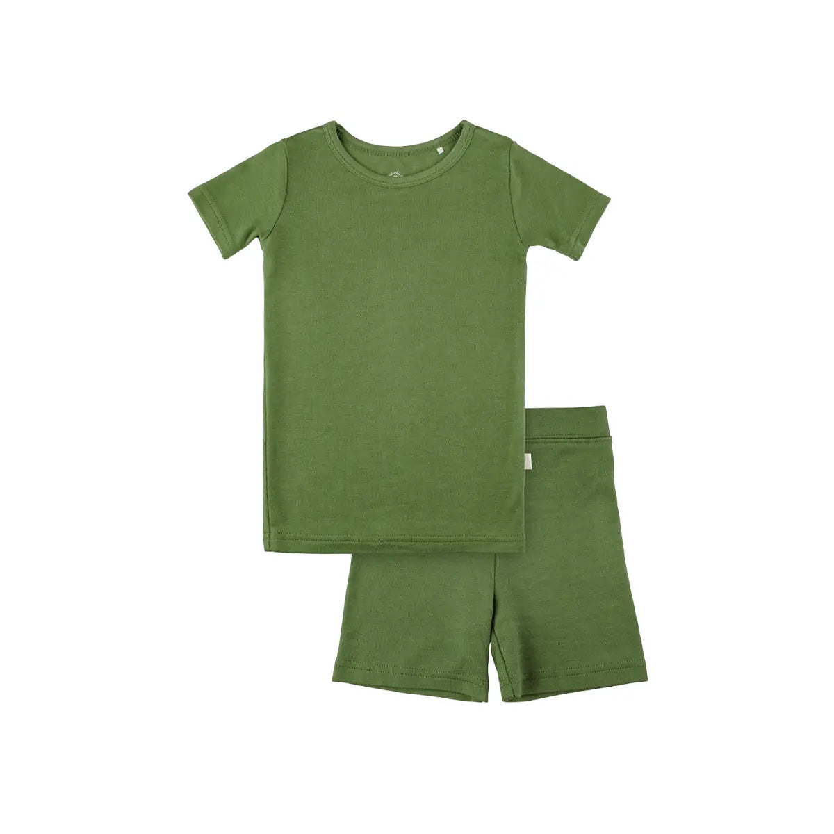 Toddler Short Sleeve Bamboo Pajamas Ultra Soft Viscose LuxeWeave Fabric.