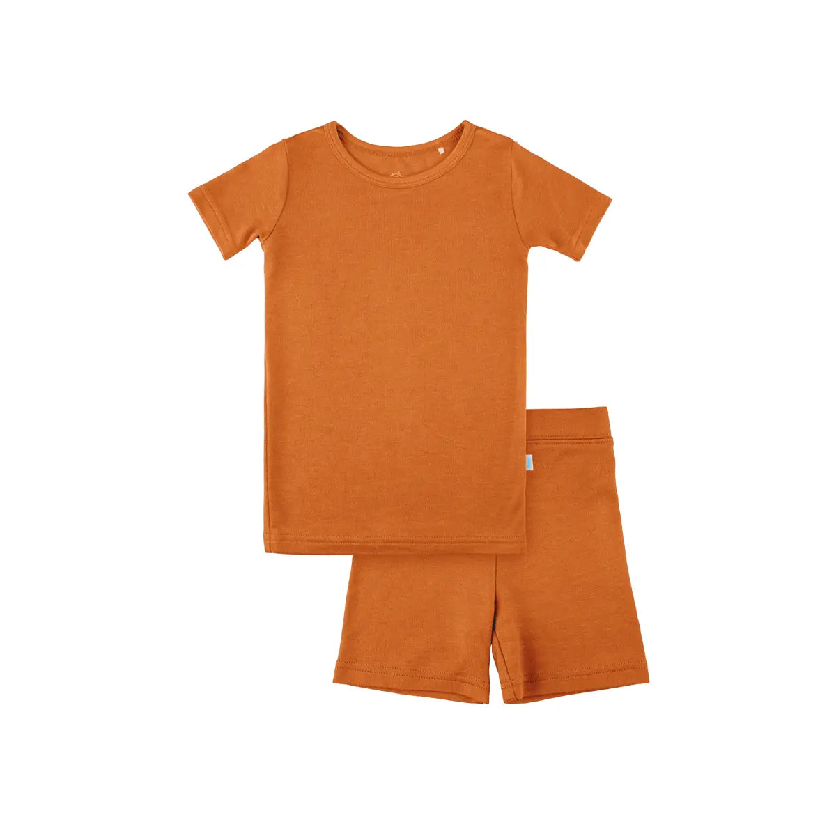 Toddler Short Sleeve Bamboo Pajamas Ultra Soft Viscose LuxeWeave Fabric.