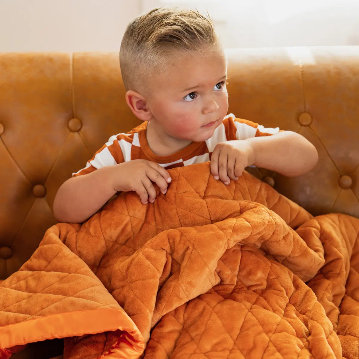 Weighted Toddler Blanket 4 Pound 36 Inch by 48 Inch for Children Ages 3 Plus.
