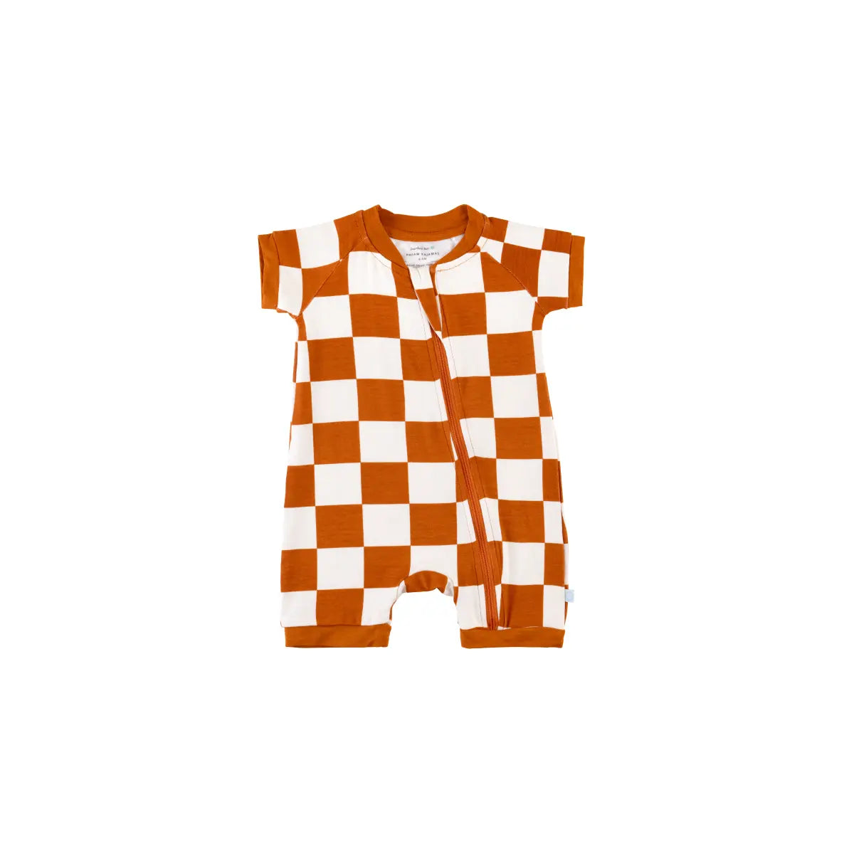 Baby Short Sleeve Bamboo Romper with LuxeWeave Fabric for Softness and Comfort.