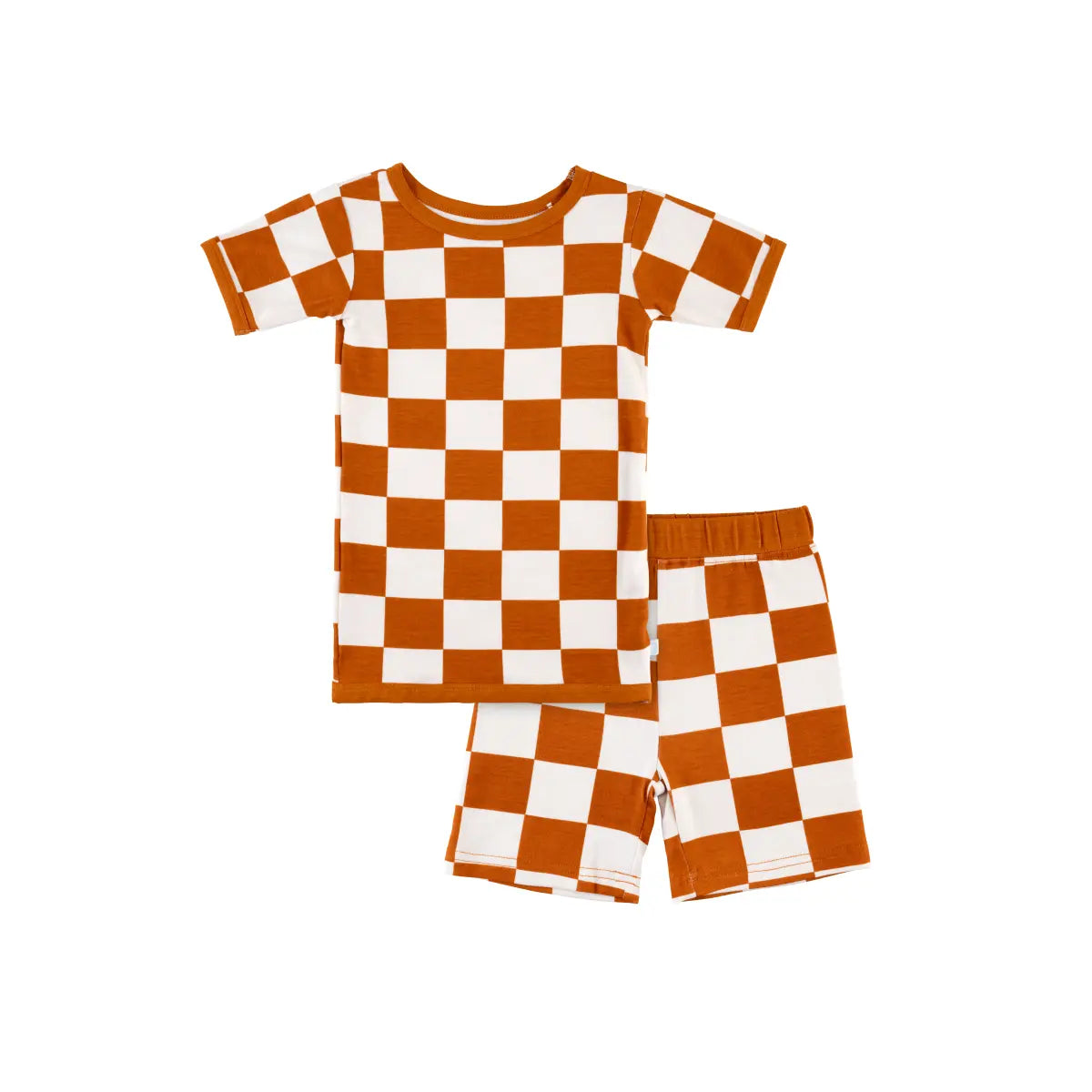 Toddler Short Sleeve Bamboo Pajamas Ultra Soft Viscose LuxeWeave Fabric.