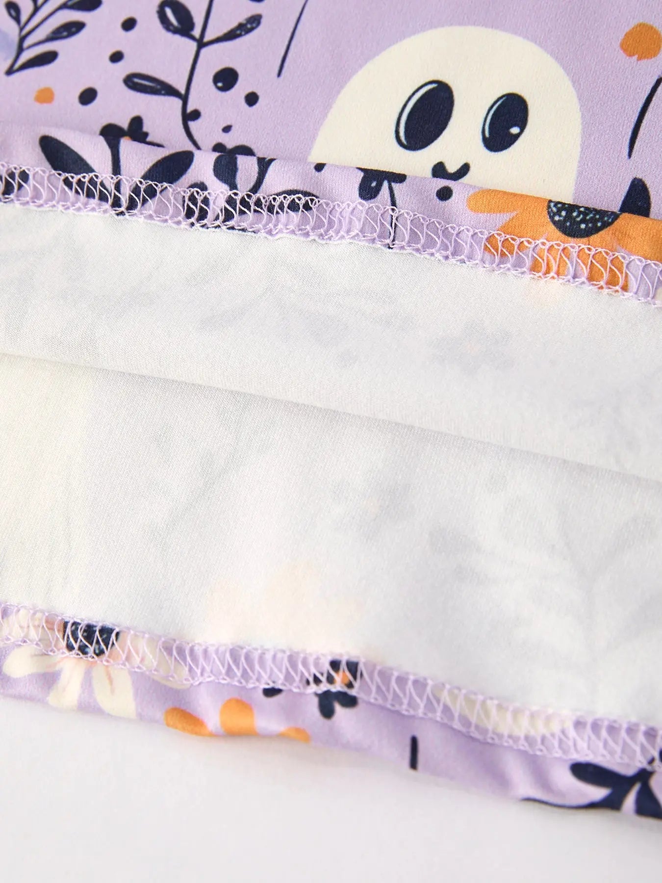 Halloween Ghost Floral Print Ruffled Pajamas for Stylish Girls Rylee Faith Designs
