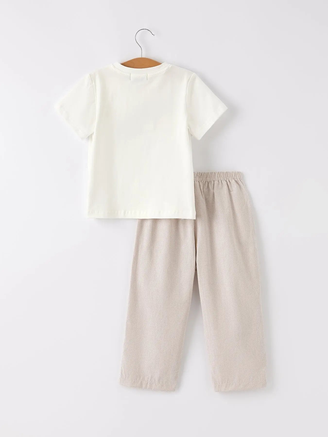 Rylee Faith Designs Seasonal Embroidered Pumpkin Smock Set for Boys' Fall Festivities - Apparel & Accessories > Clothing > Outfit Sets Outfit