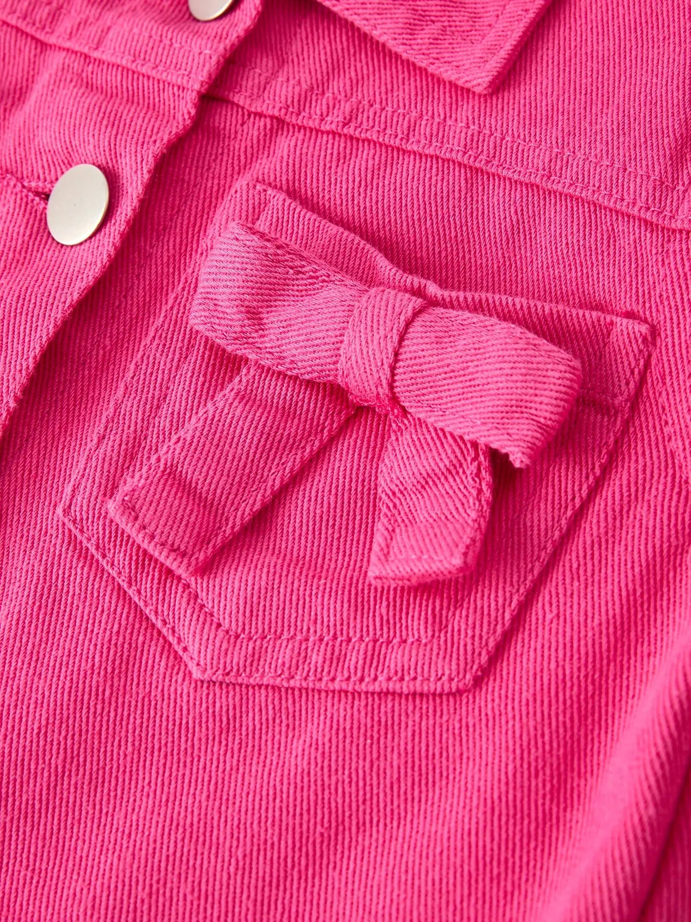 Vibrant Denim Top for Girls with Durable Fabric for Casual Style Rylee Faith Designs