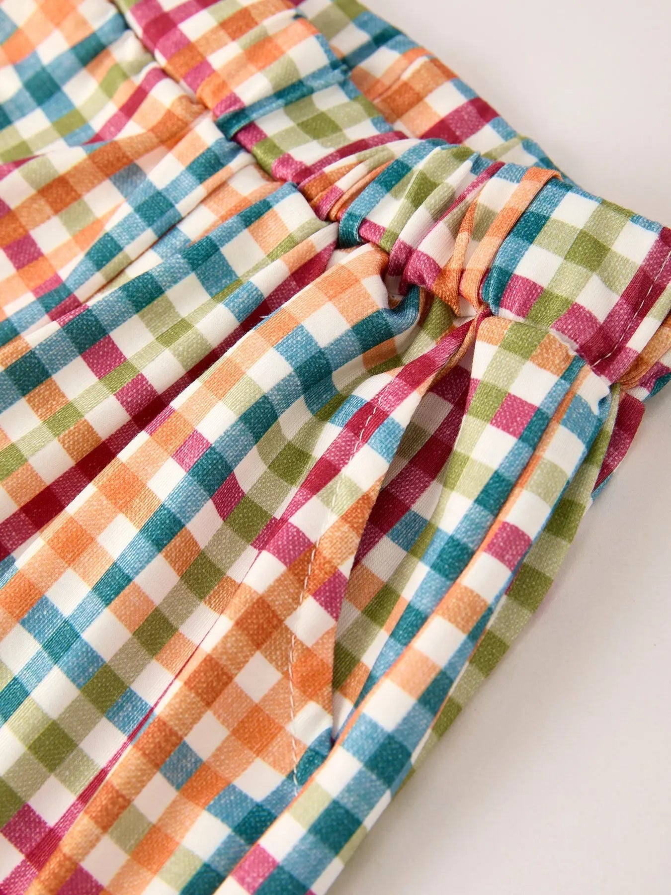 Fall Thanksgiving Color Plaid Chick Embroidery Smocking Boys Set Rylee Faith Designs