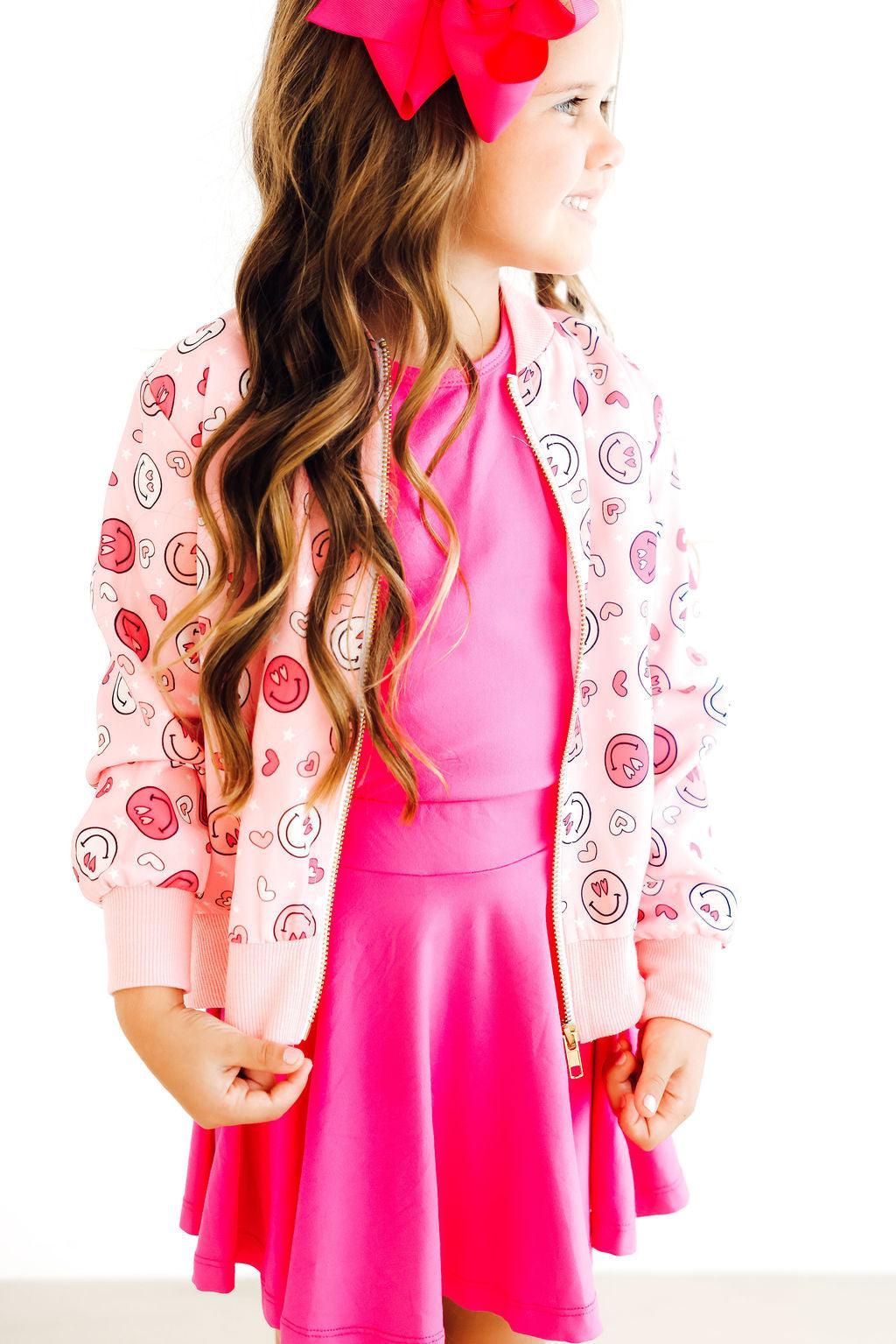 Mila & Rose ® Sale You Make Me Happy Satin Jacket By Mila And Rose - Apparel & Accessories > Clothing > Outerwear > Coats & Jackets Satin Jacket