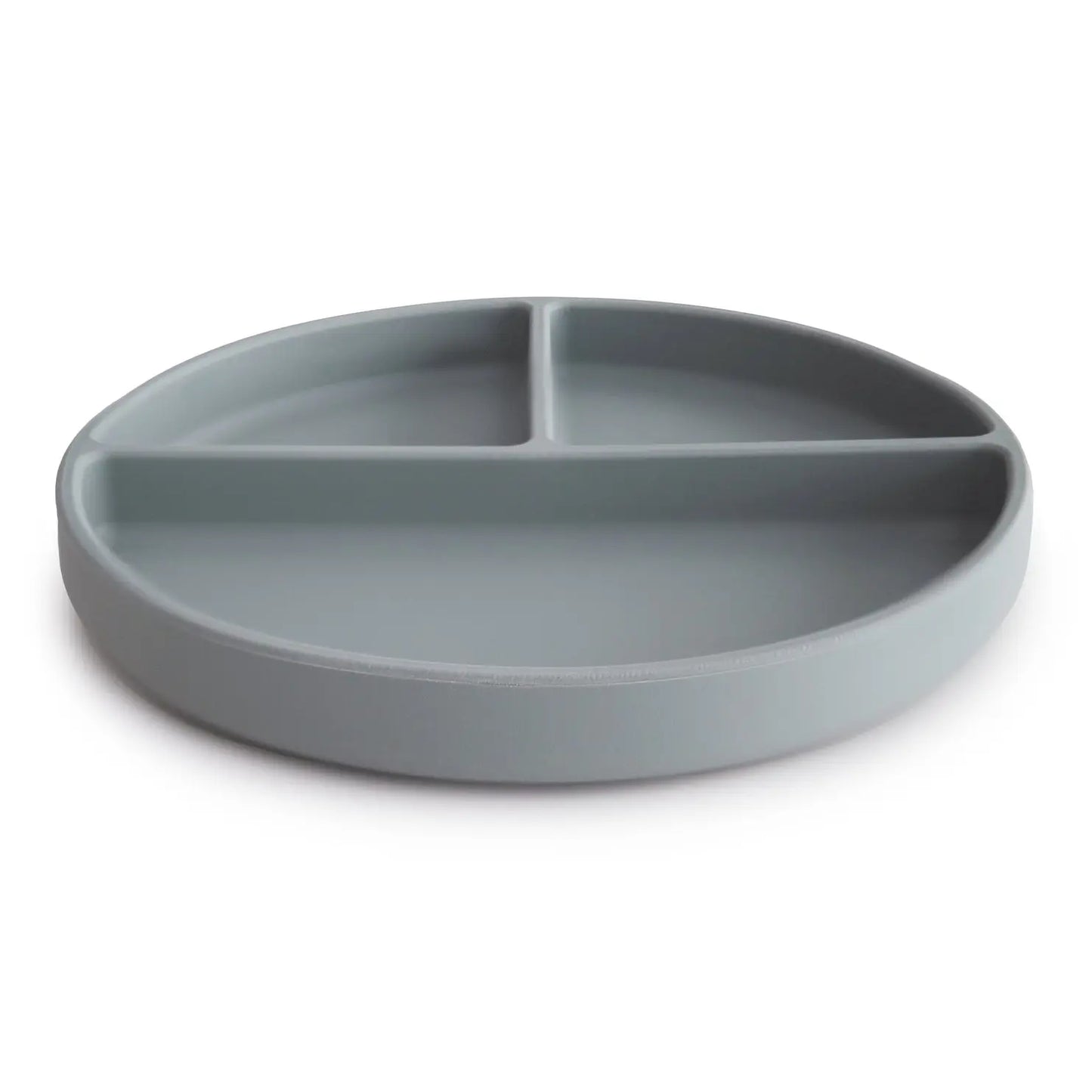 Silicone Suction Plate for Babies Food Grade Safe Design Minimizes Spills Mushie