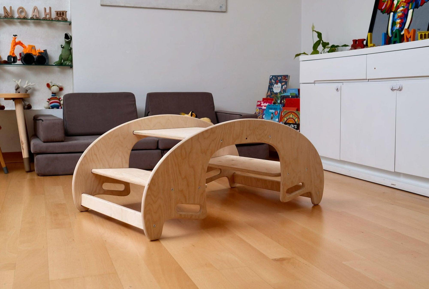 2 In 1 Montessori Wooden Seesaw Table Chair Set Kidodido Kidodido Everetts Place: Online Boutique