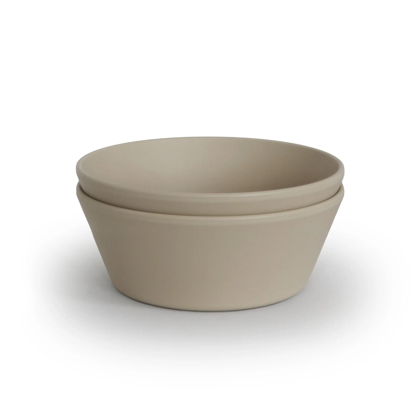 Round Dinnerware Bowl Set BPA Free Plastic Dishwasher Safe Microwave Safe Mushie