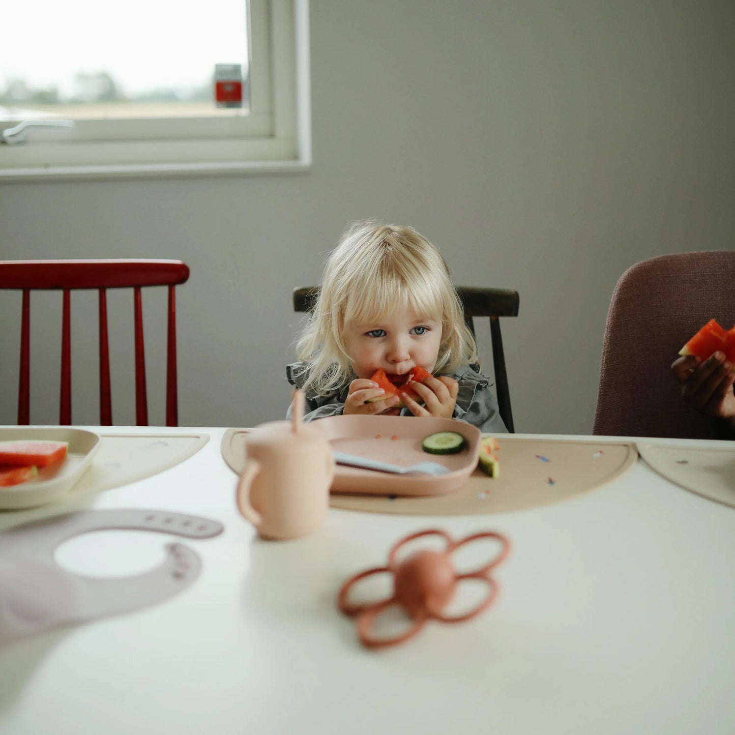Silicone Placemat for Kids Durable and Easy to Clean Food Grade Silicone Stylish Design Mushie