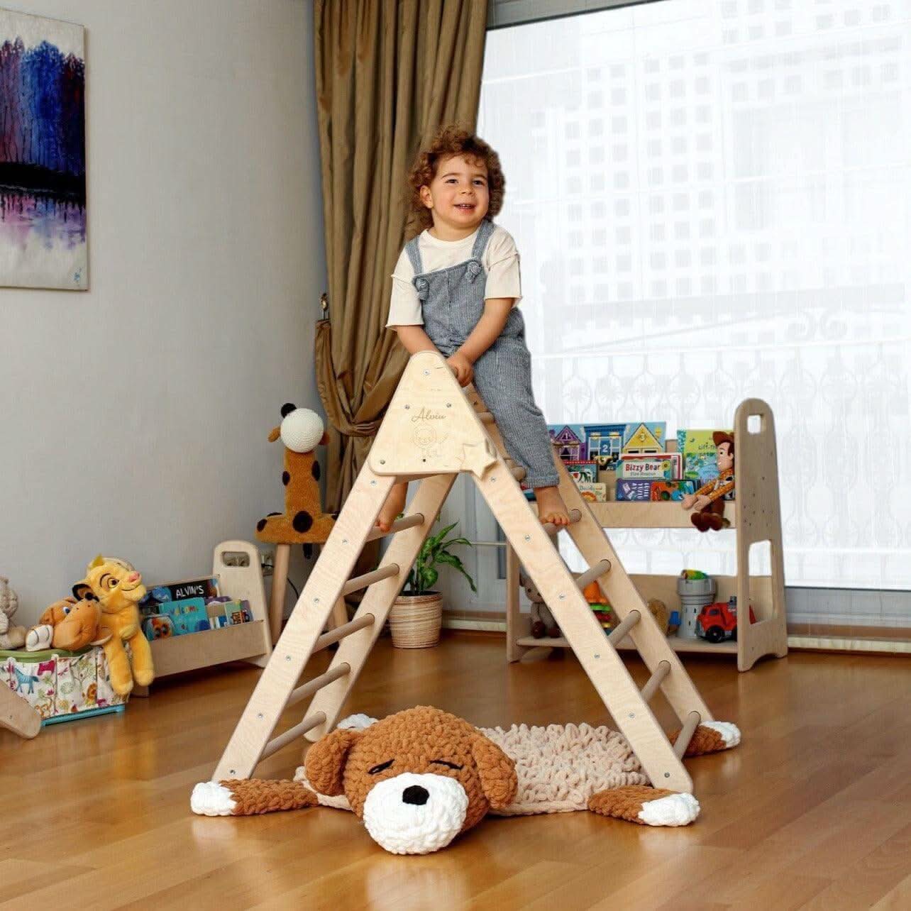 3 Size Montessori Triangle Climber Set Indoor Playground Kidodido Everetts Place: Online Boutique