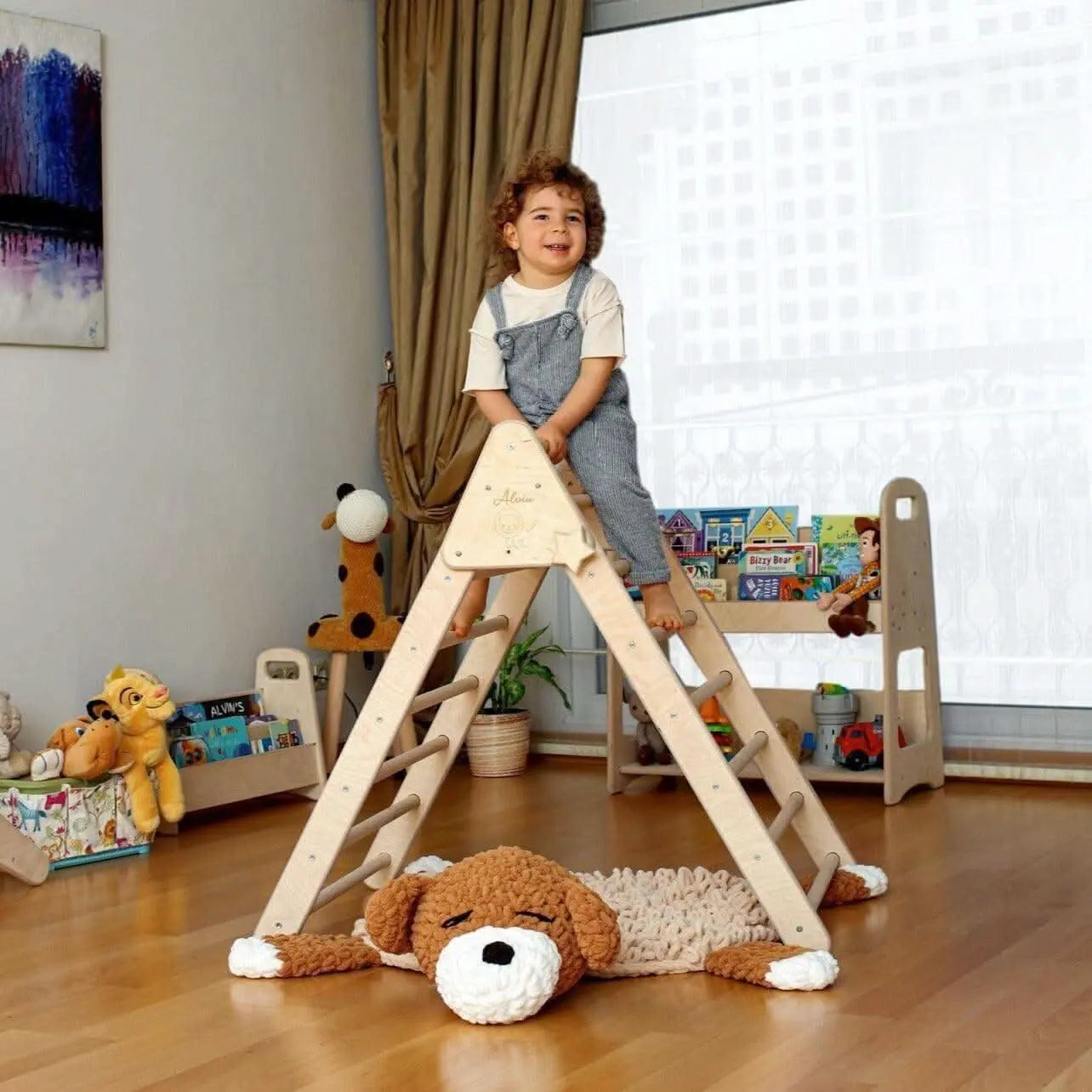3 Size Montessori Triangle Climber Set Indoor Playground Kidodido Everetts Place: Online Boutique