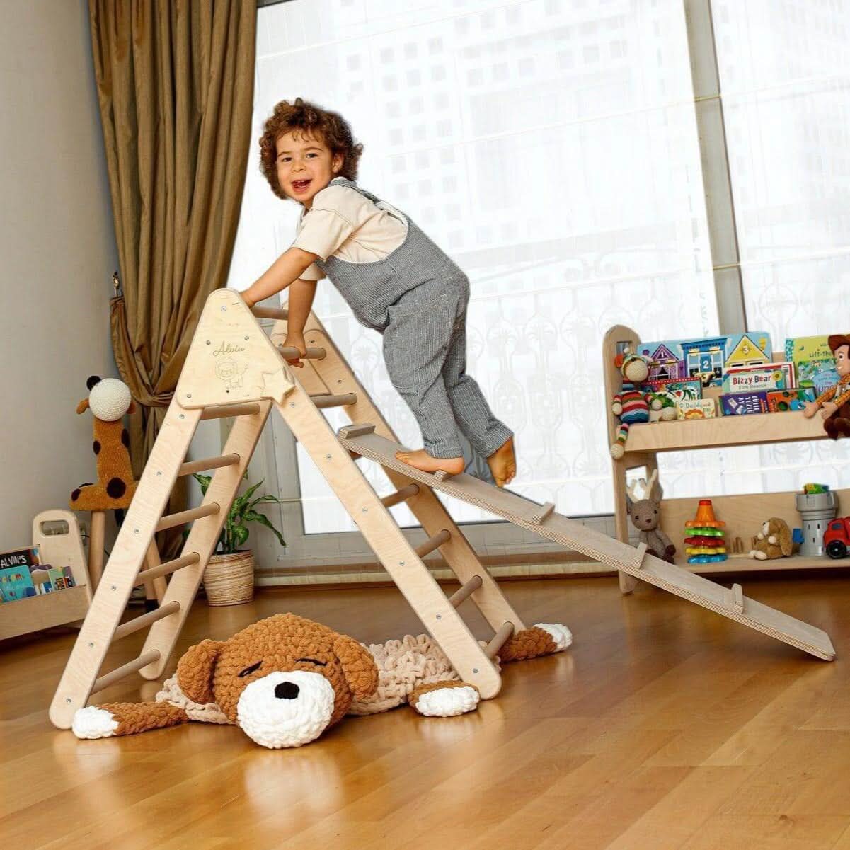 3 Size Montessori Triangle Climber Set Indoor Playground Kidodido Everetts Place: Online Boutique