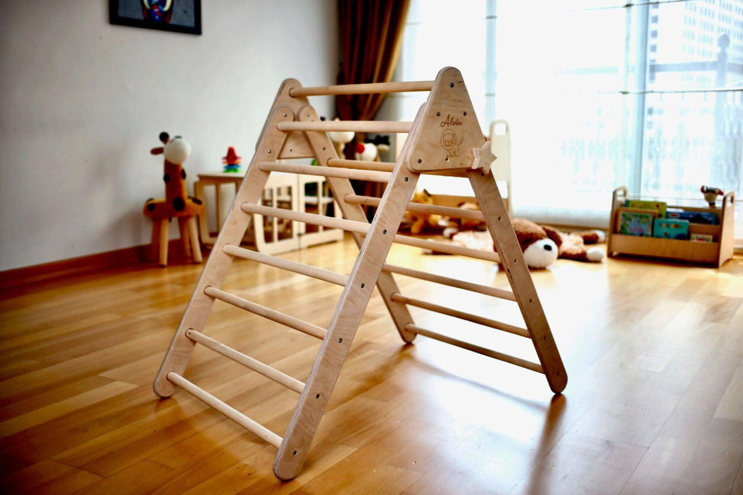 3 Size Montessori Triangle Climber Set Indoor Playground Kidodido Everetts Place: Online Boutique