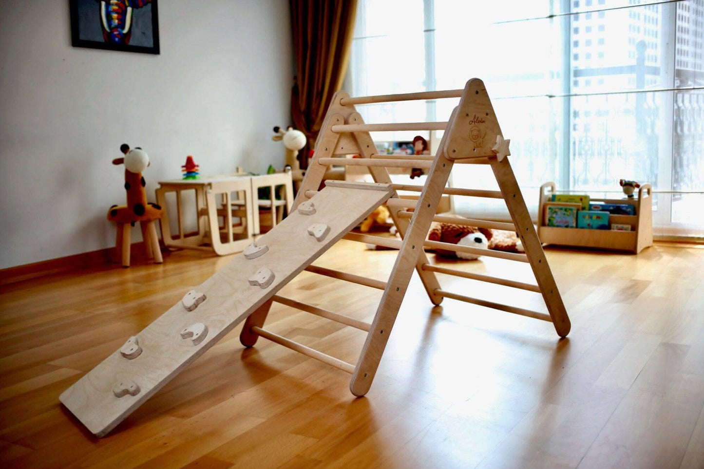 3 Size Montessori Triangle Climber Set Indoor Playground Kidodido Everetts Place: Online Boutique
