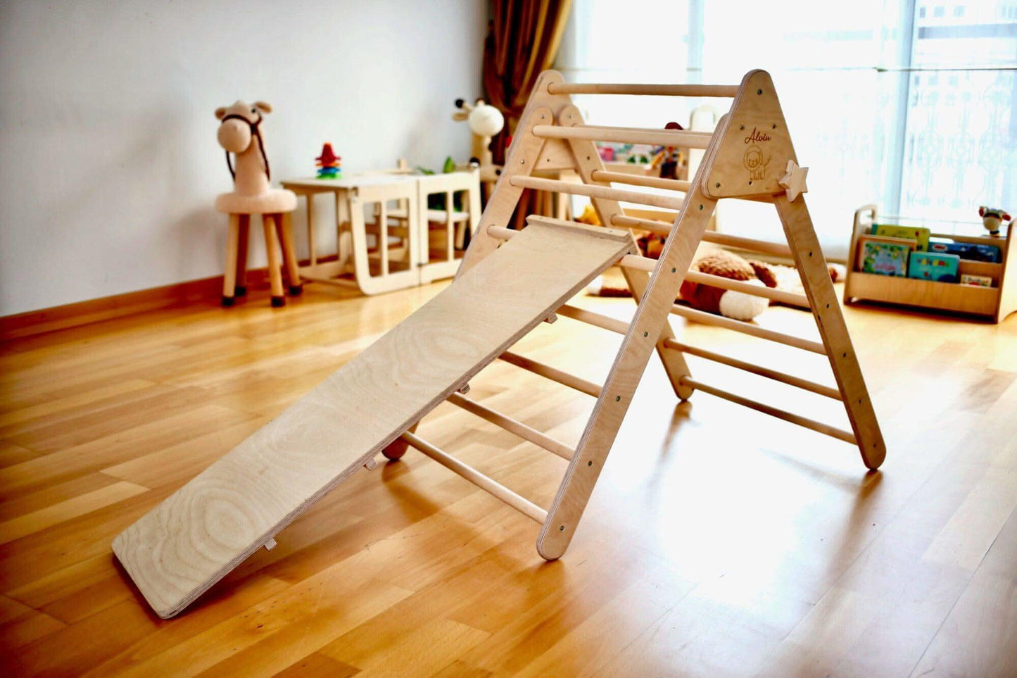 3 Size Montessori Triangle Climber Set Indoor Playground Kidodido Everetts Place: Online Boutique