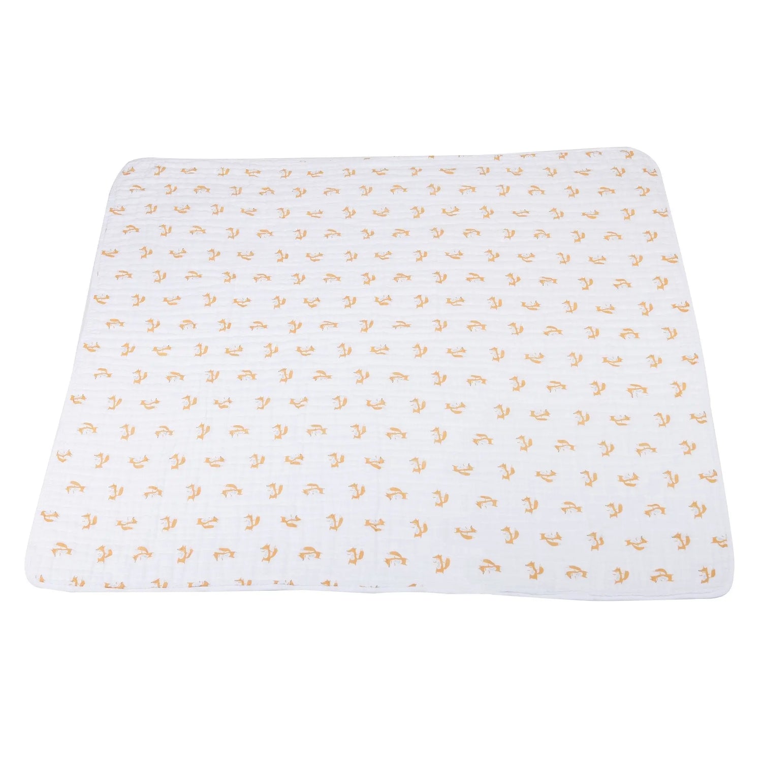 Newcastle Classics Fancy Fox Cotton Muslin Newcastle Blanket with Breathable Softness for Babies - Cotton Newcastle Blanket