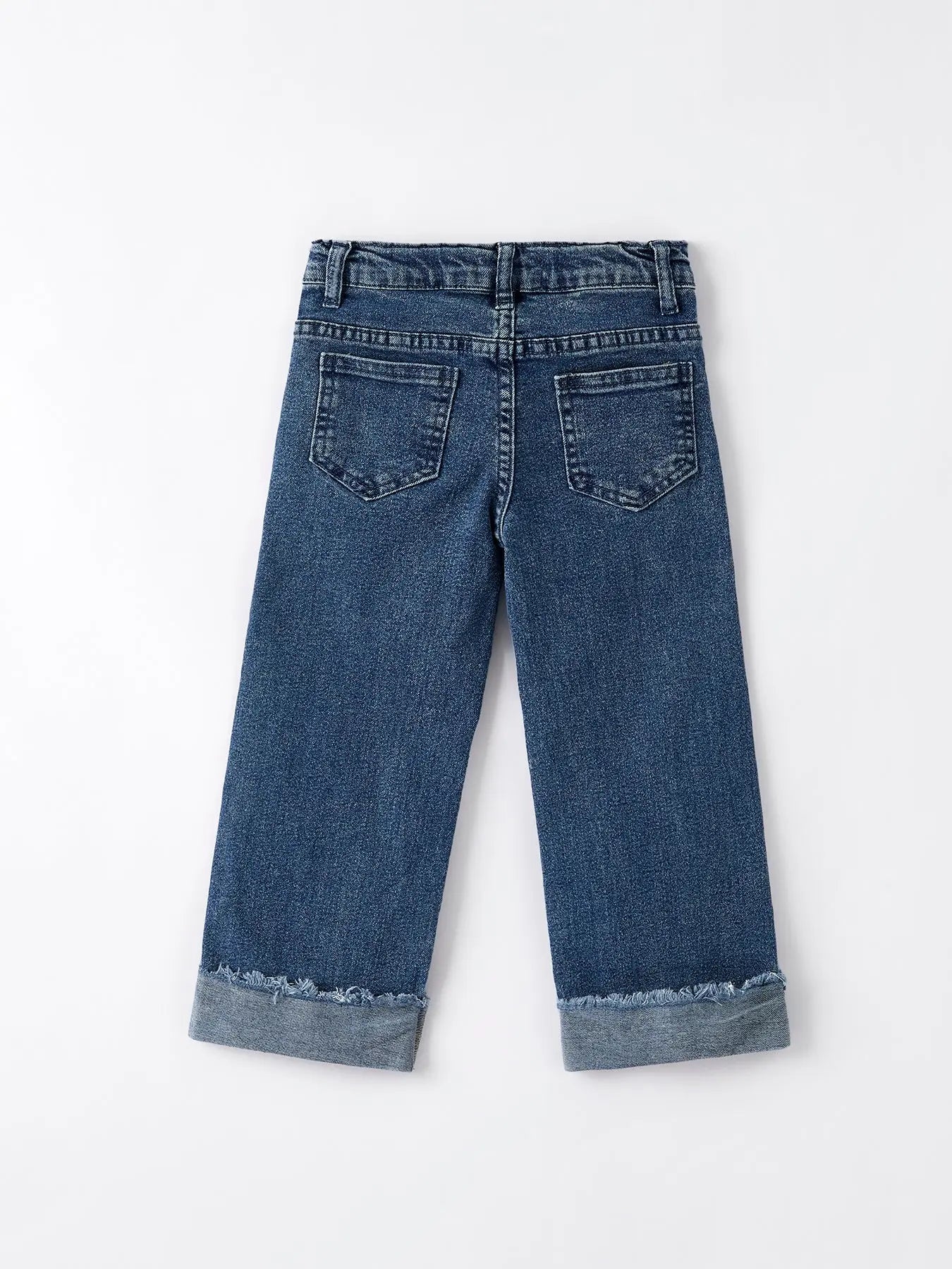 4th Of July Stylish Star Shaped Distressed Button Jeans Rylee Faith Designs