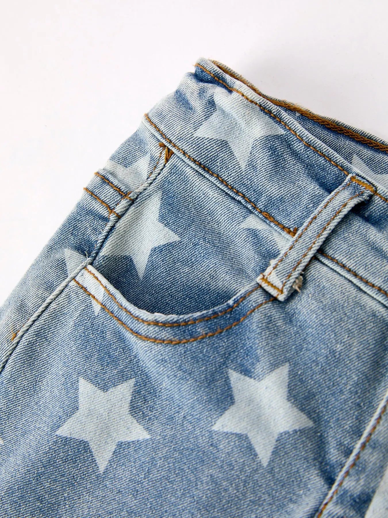4th Of July Patriotic Star Stripe Flare Jeans Rylee Faith Designs