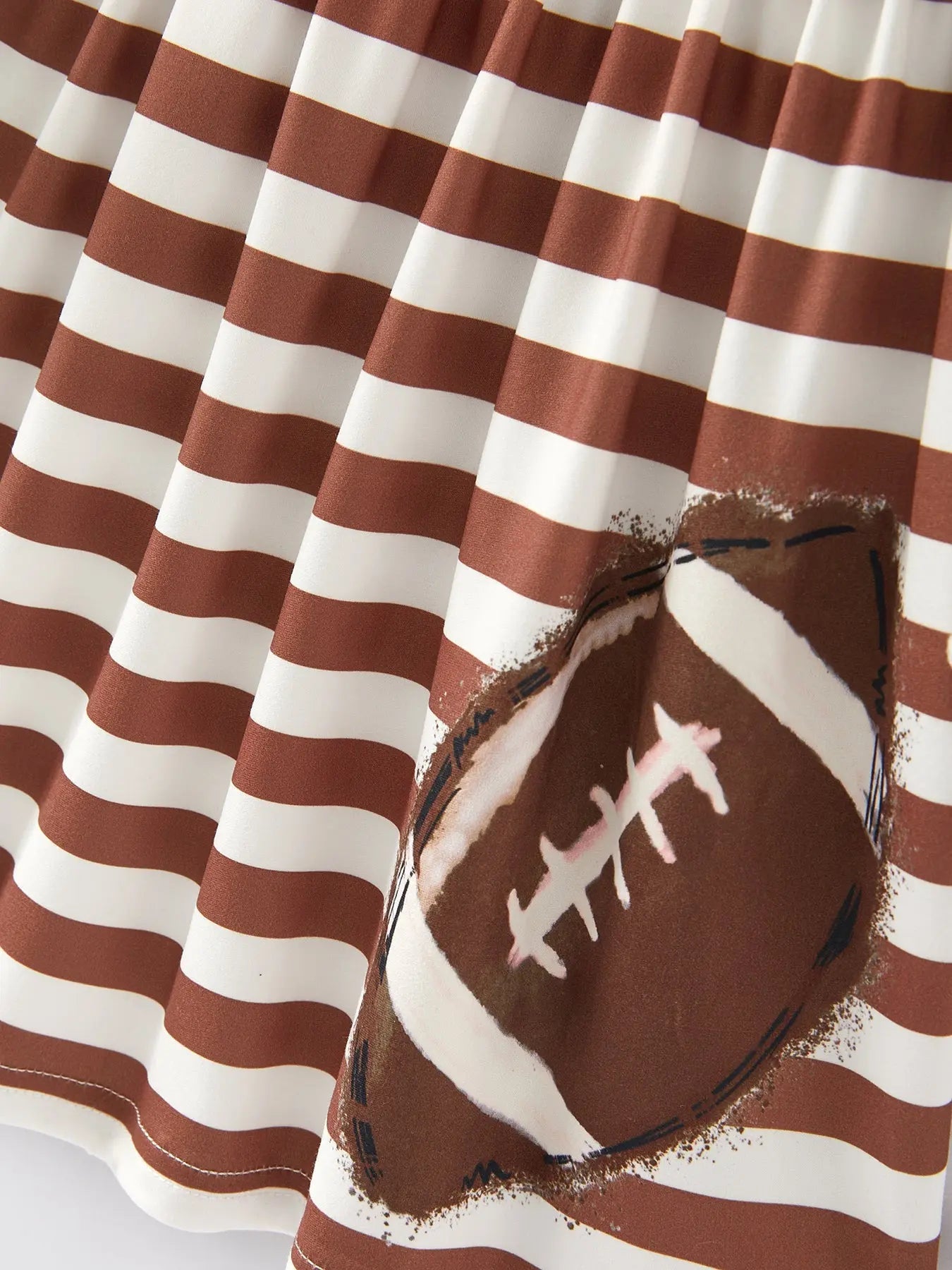 Chic Fall Girls 2-Piece Stripe Print Brown Dress Set for Trendy Kids Rylee Faith Designs